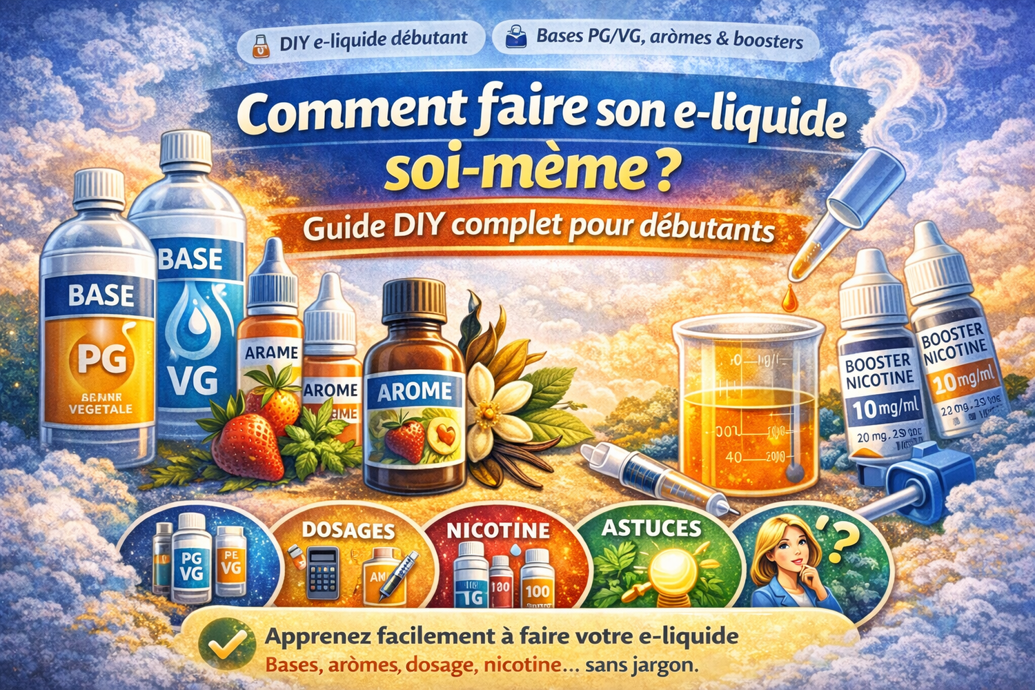 Comment faire son e-liquide soi-même ? Guide DIY complet pour débutants