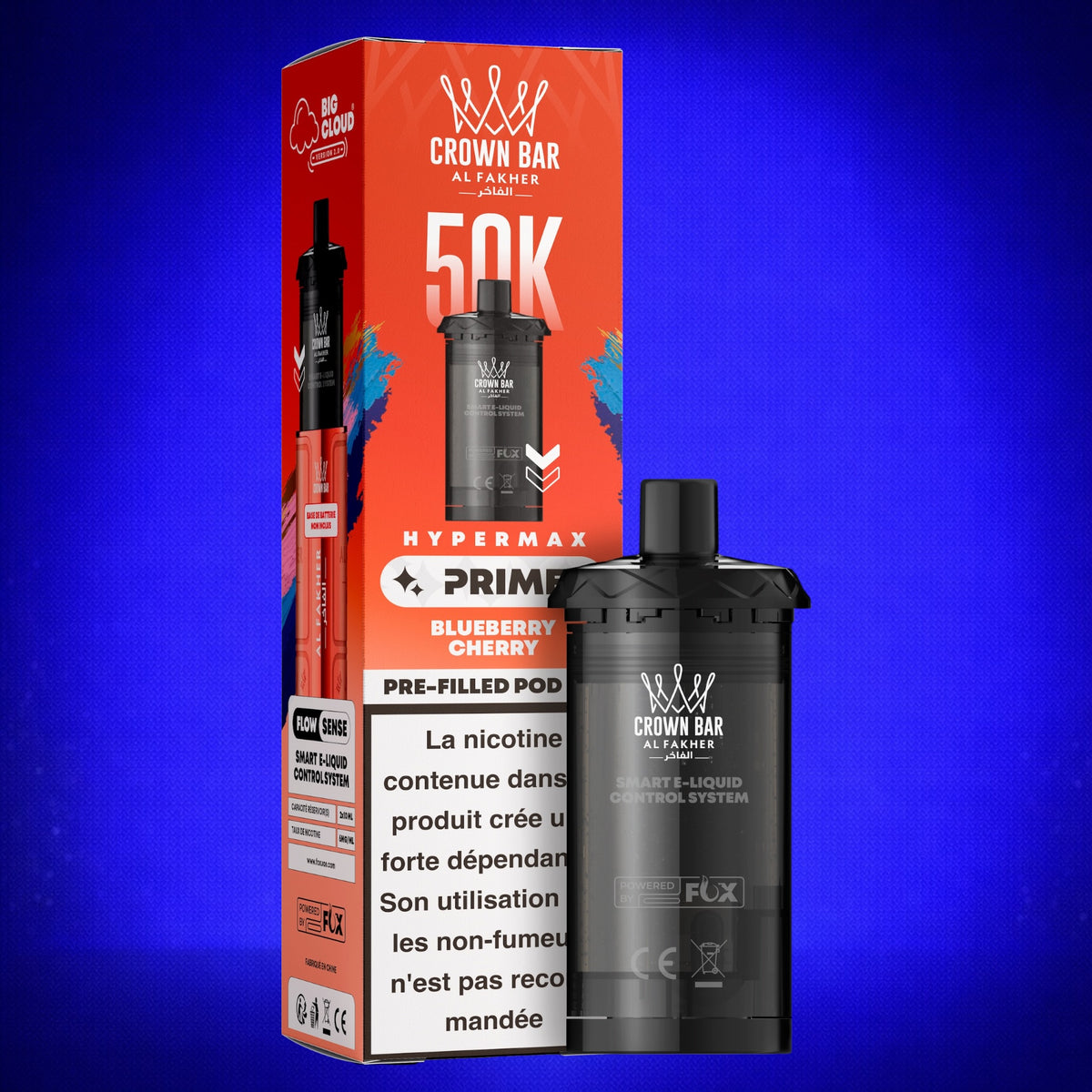 Pod Al Fakher 50K Hypermax Prime Crown Bar