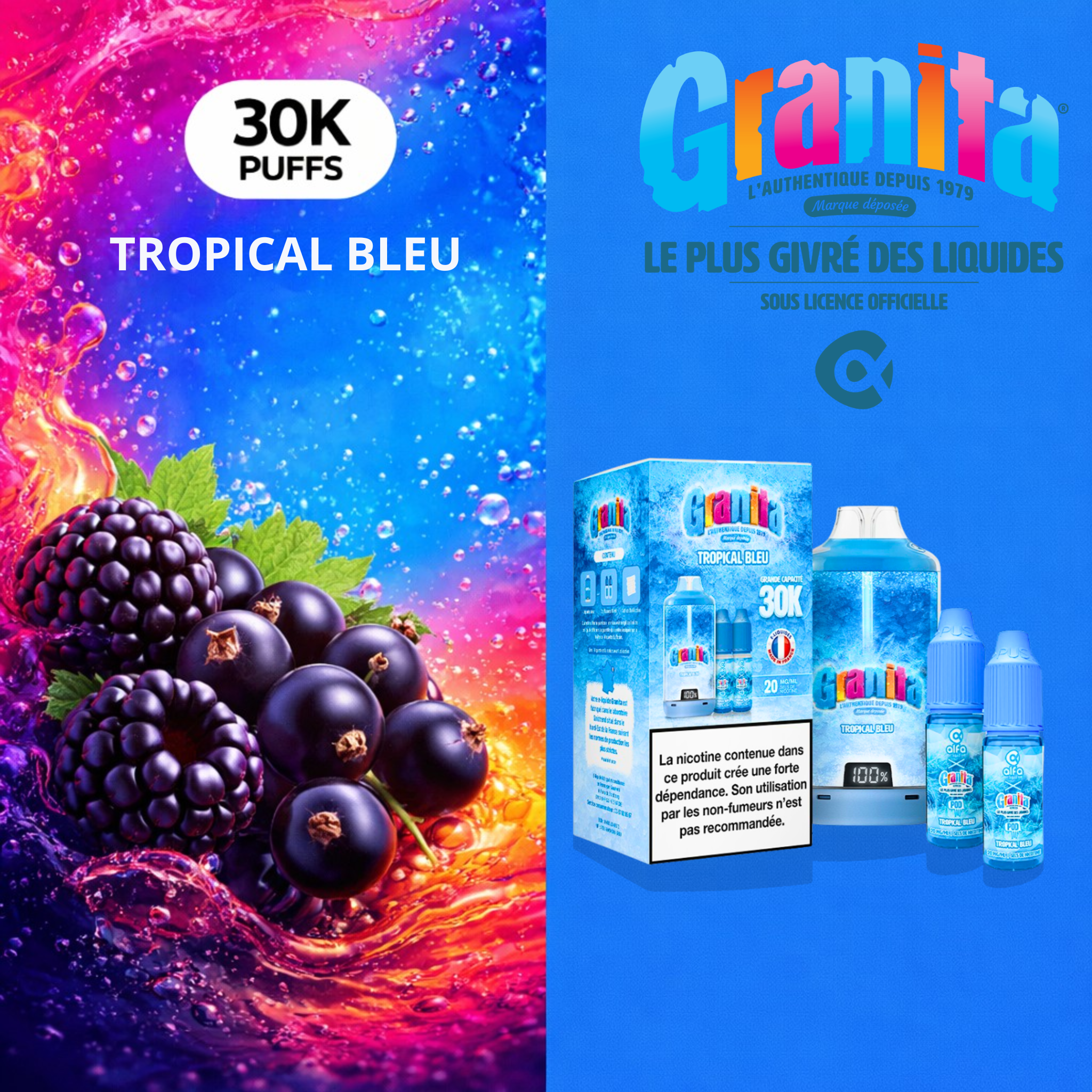 Puff Granita 30K By Alfaliquid