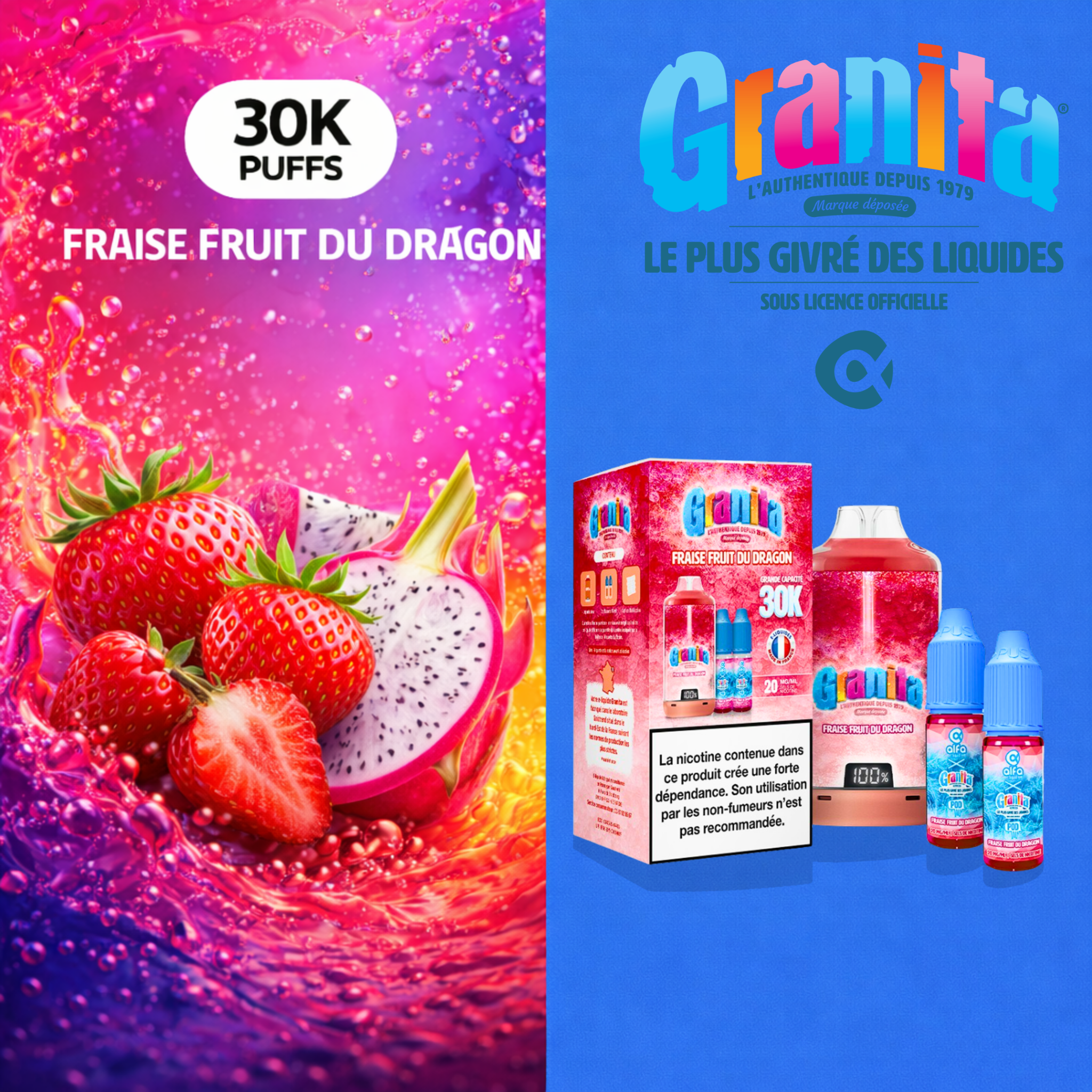 Puff Granita 30K By Alfaliquid