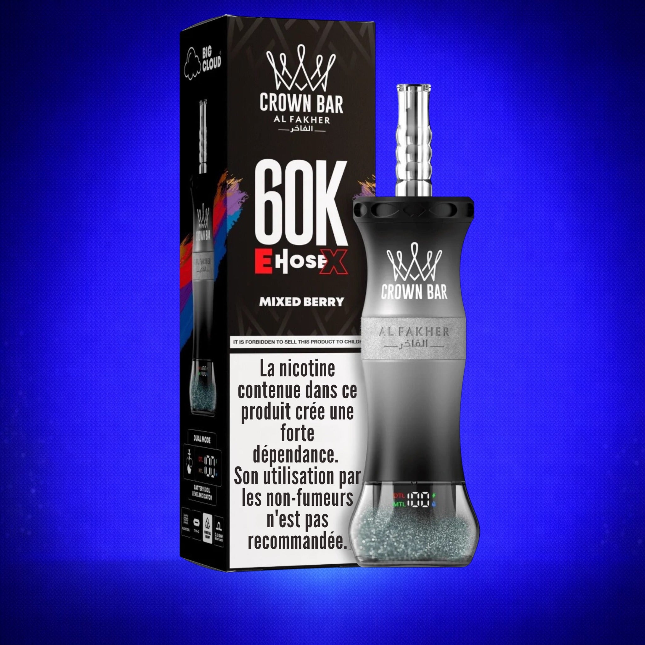 Puff Al Fakher 60K E-HoseX Crown Bar