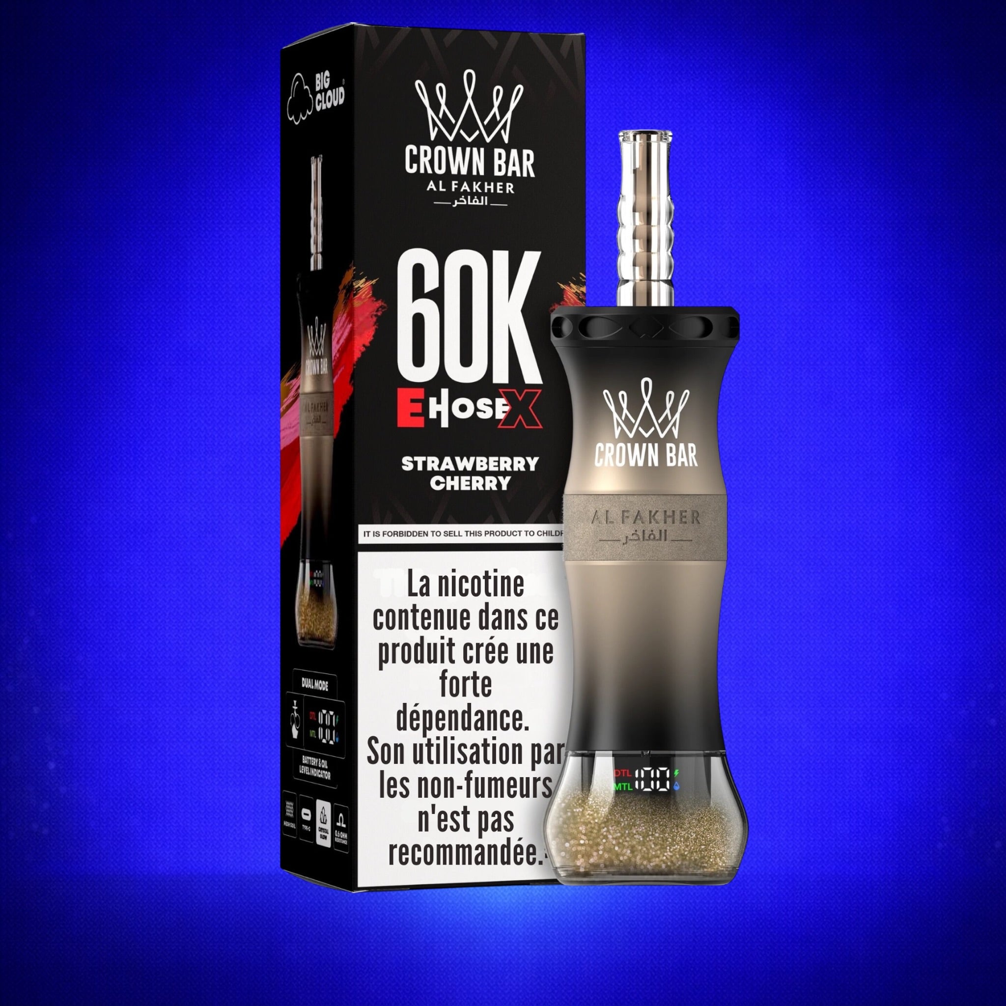 Puff Al Fakher 60K E-HoseX Crown Bar