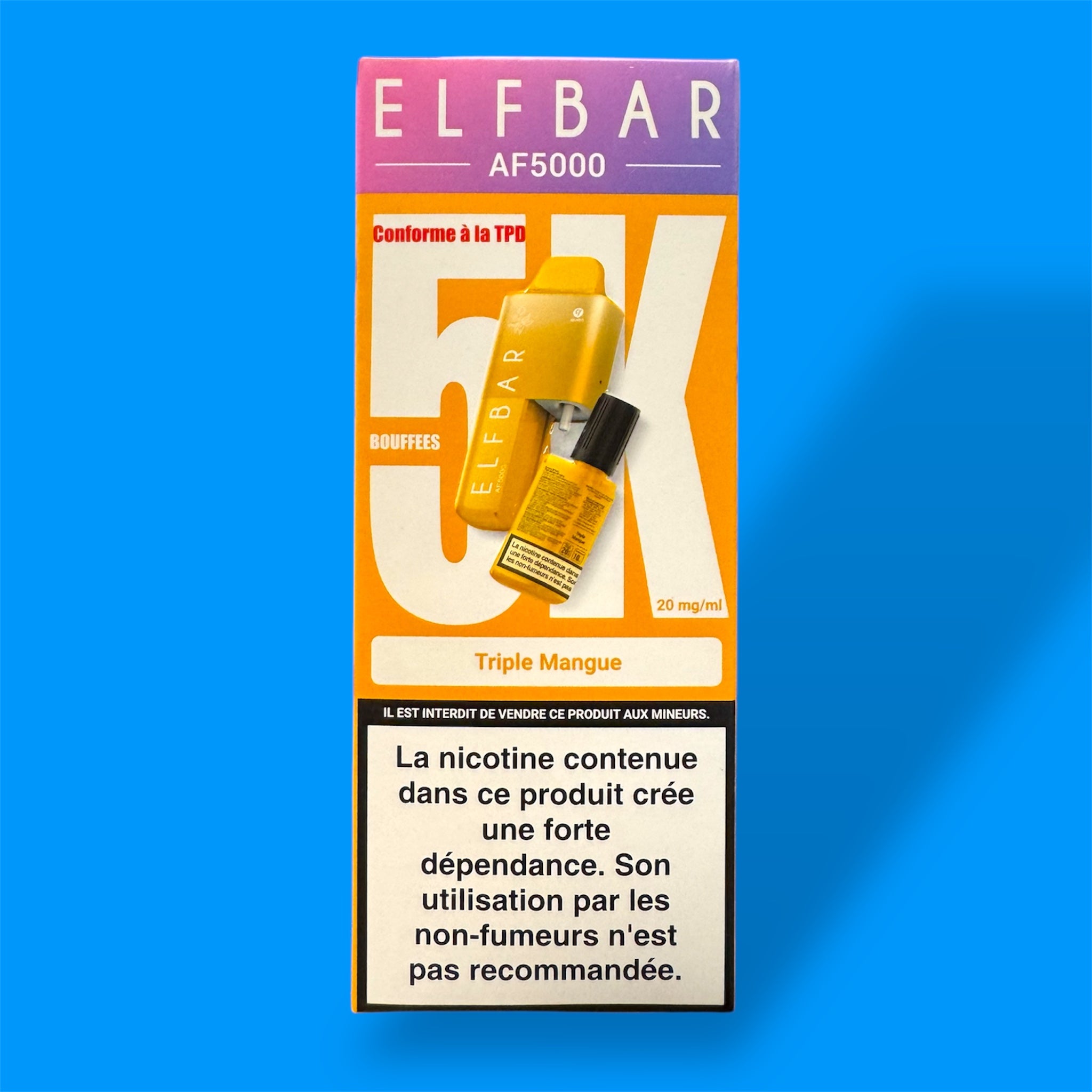 PUFF ELF BAR AF5000 TRIPLE MANGUE