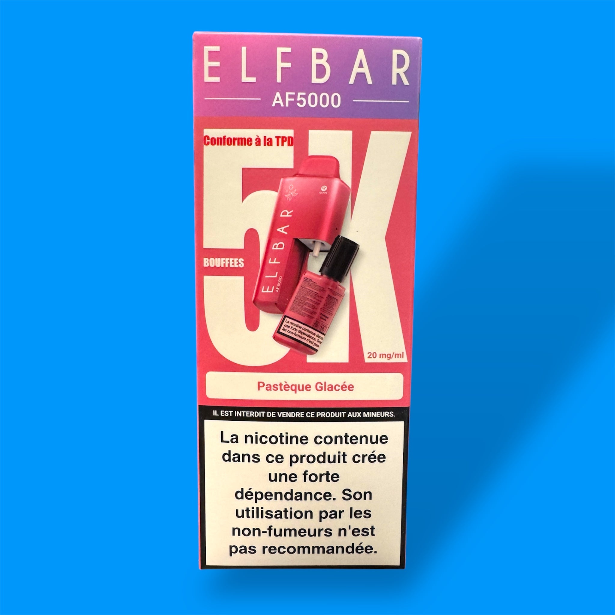 PUFF ELF BAR AF5000 FRUIT ROUGES