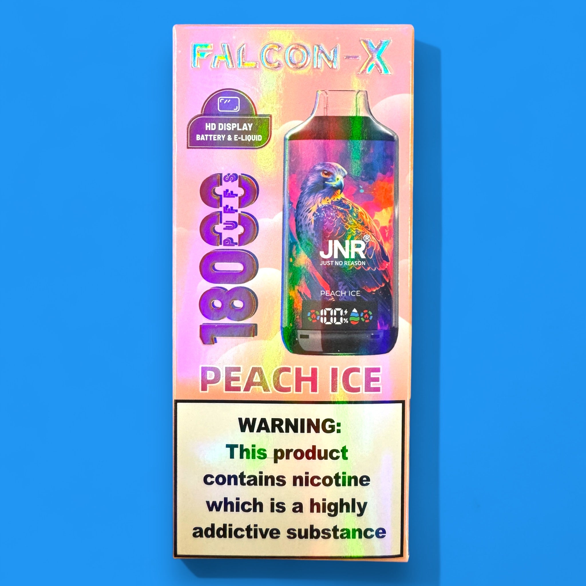 PUFF 18K JNR FALCON PEACH ICE