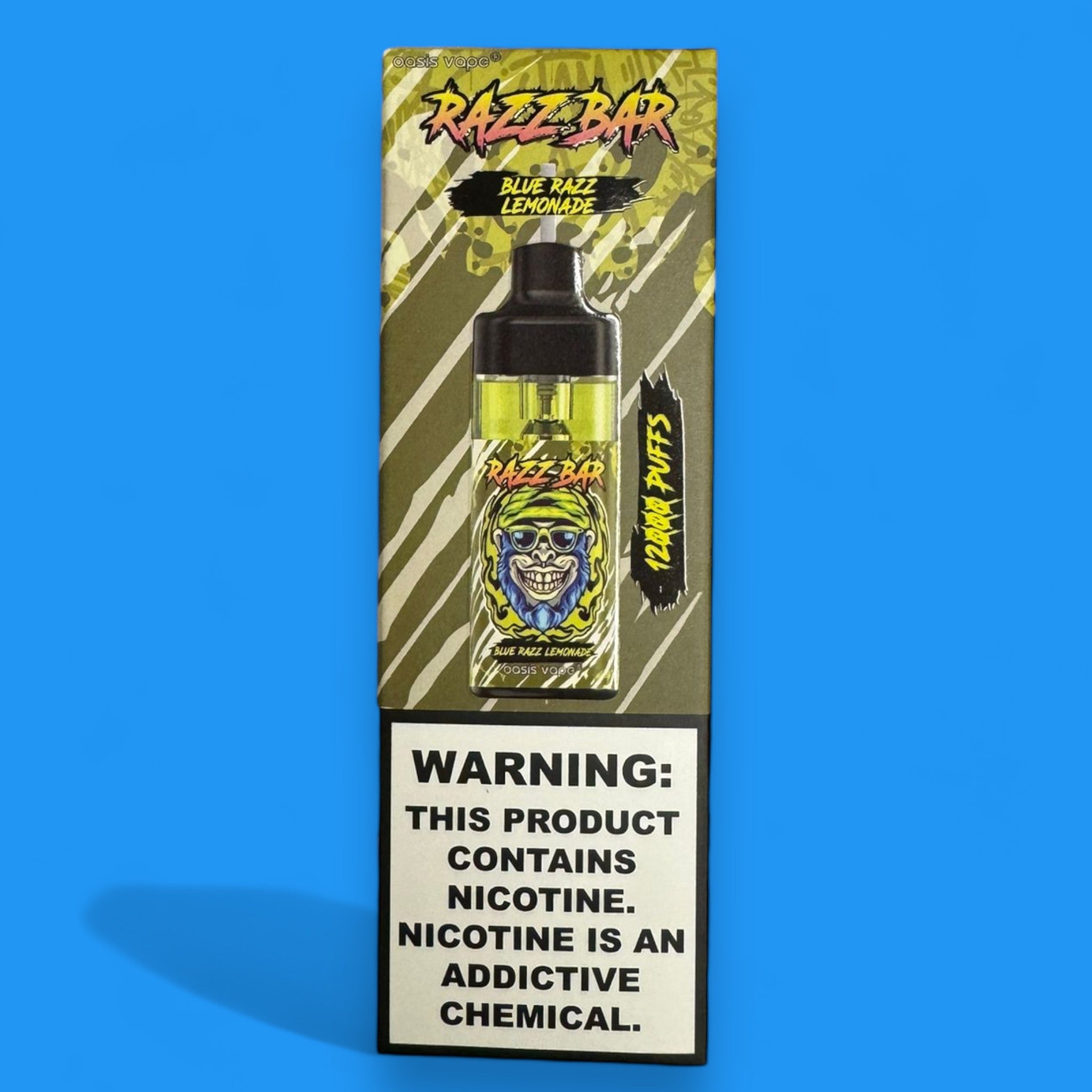 Puff RAZZBAR 12K BLUE RAZZ LEMON