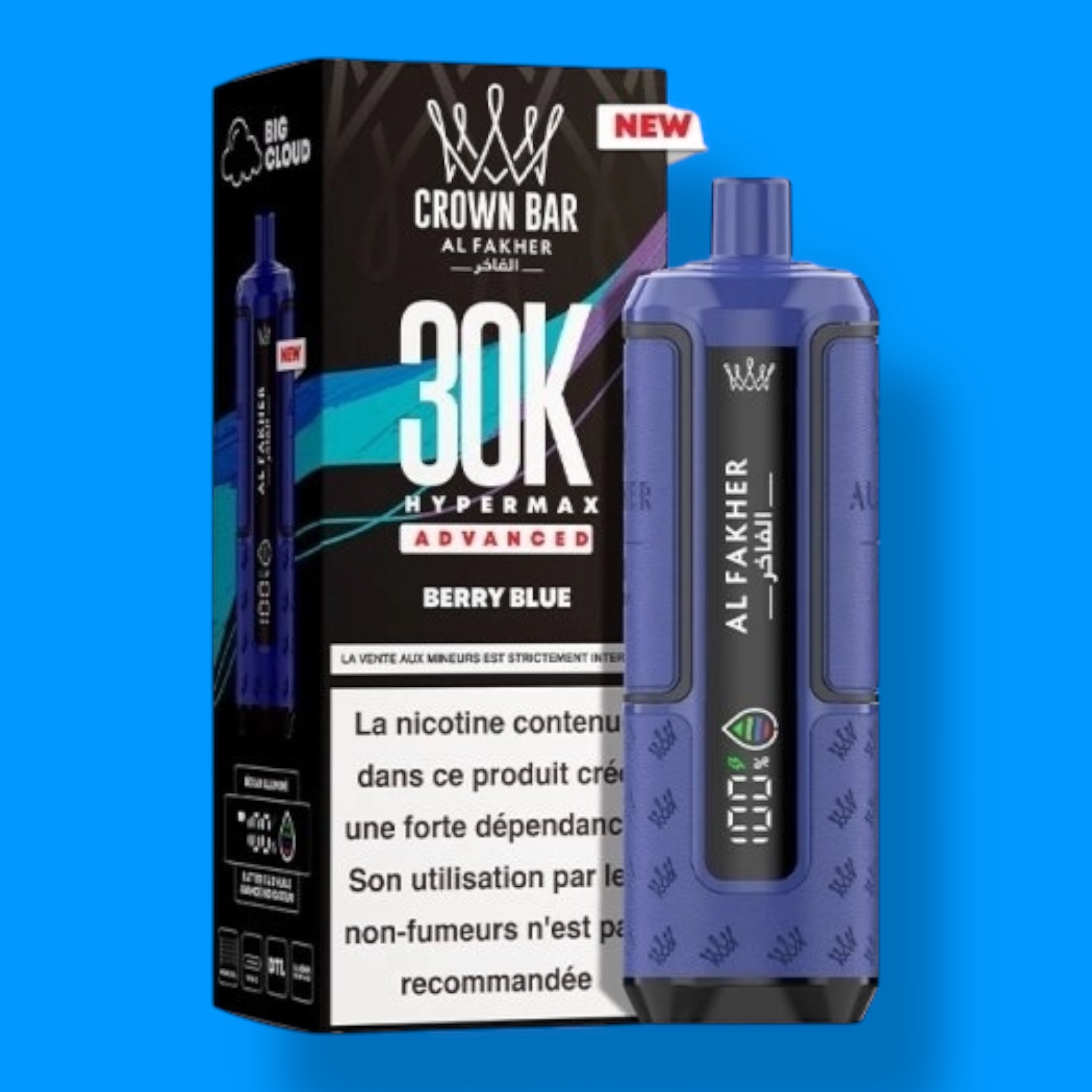 Puff Al Fakher 30K Hyper Max Advanced Crown Bar