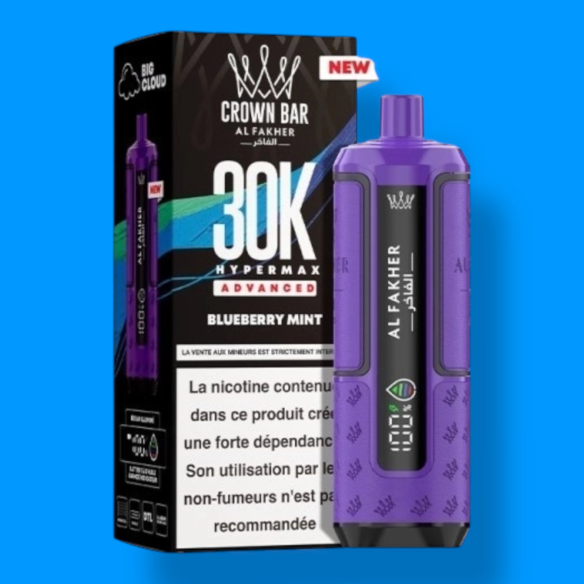 Puff Al Fakher 30K Hyper Max Advanced Crown Bar