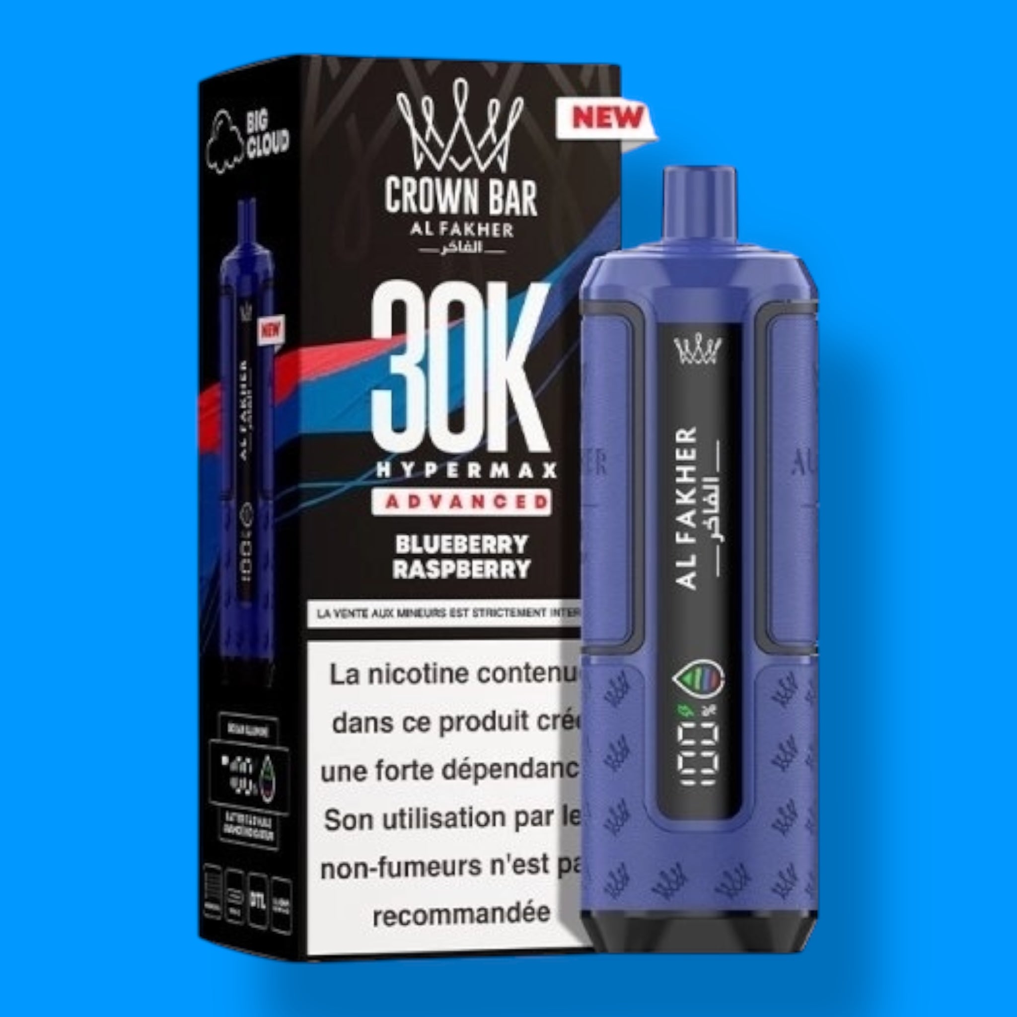 Puff Al Fakher 30K Hyper Max Advanced Crown Bar