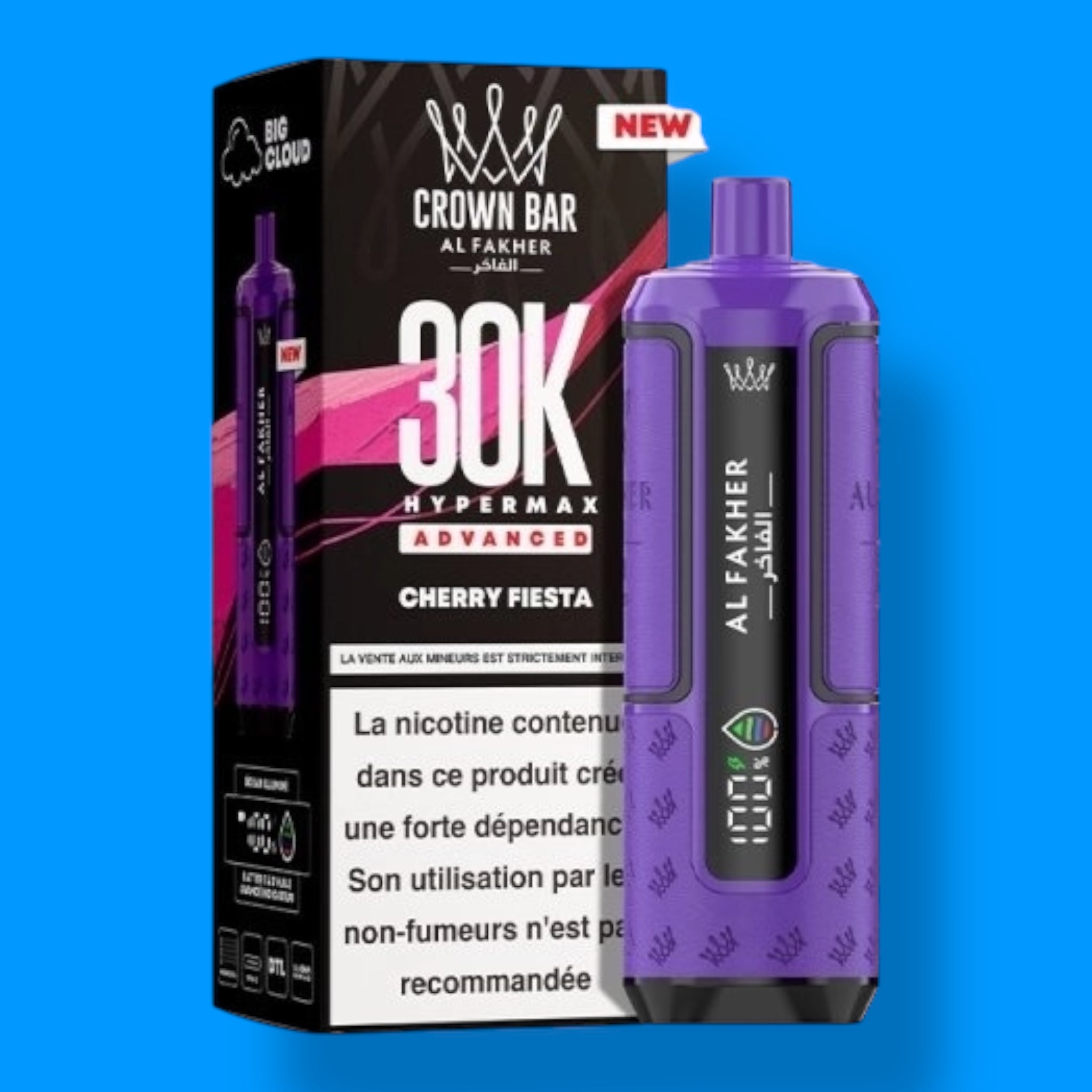 Puff Al Fakher 30K Hyper Max Advanced Crown Bar