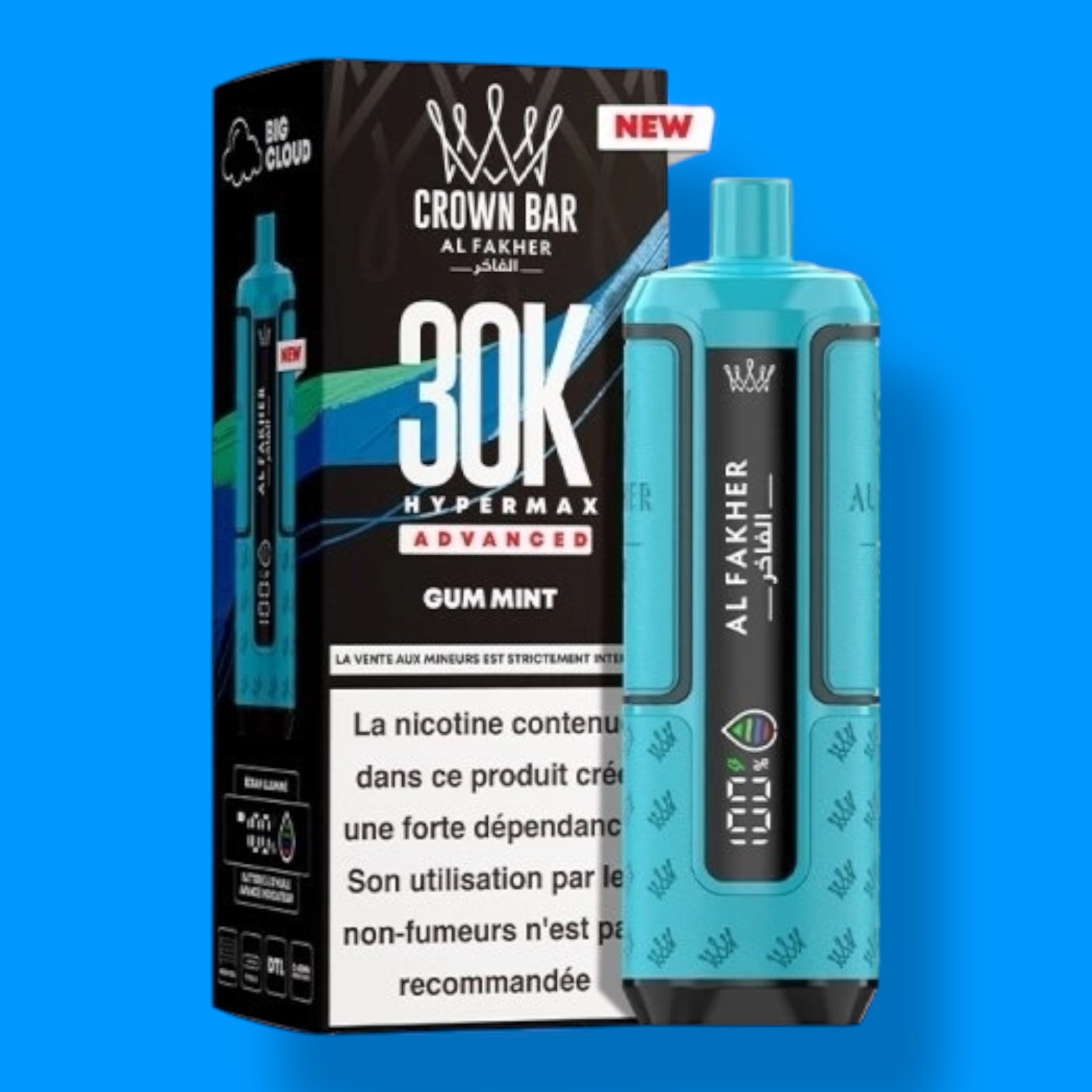 Puff Al Fakher 30K Hyper Max Advanced Crown Bar