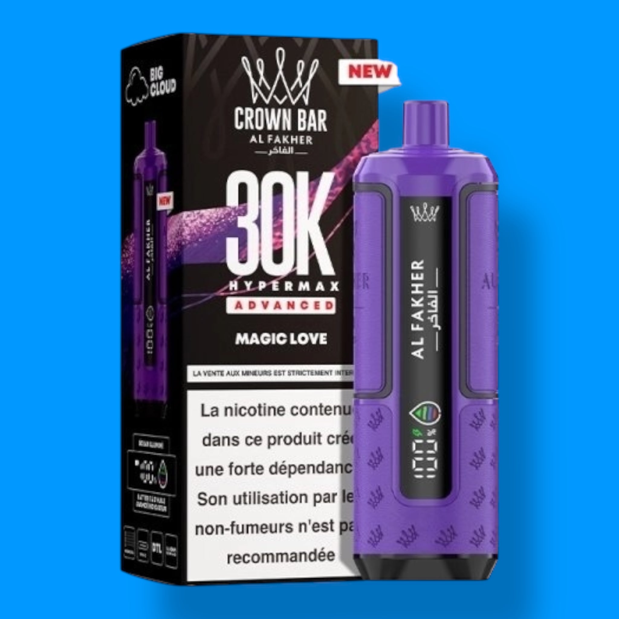 Puff Al Fakher 30K Hyper Max Advanced Crown Bar