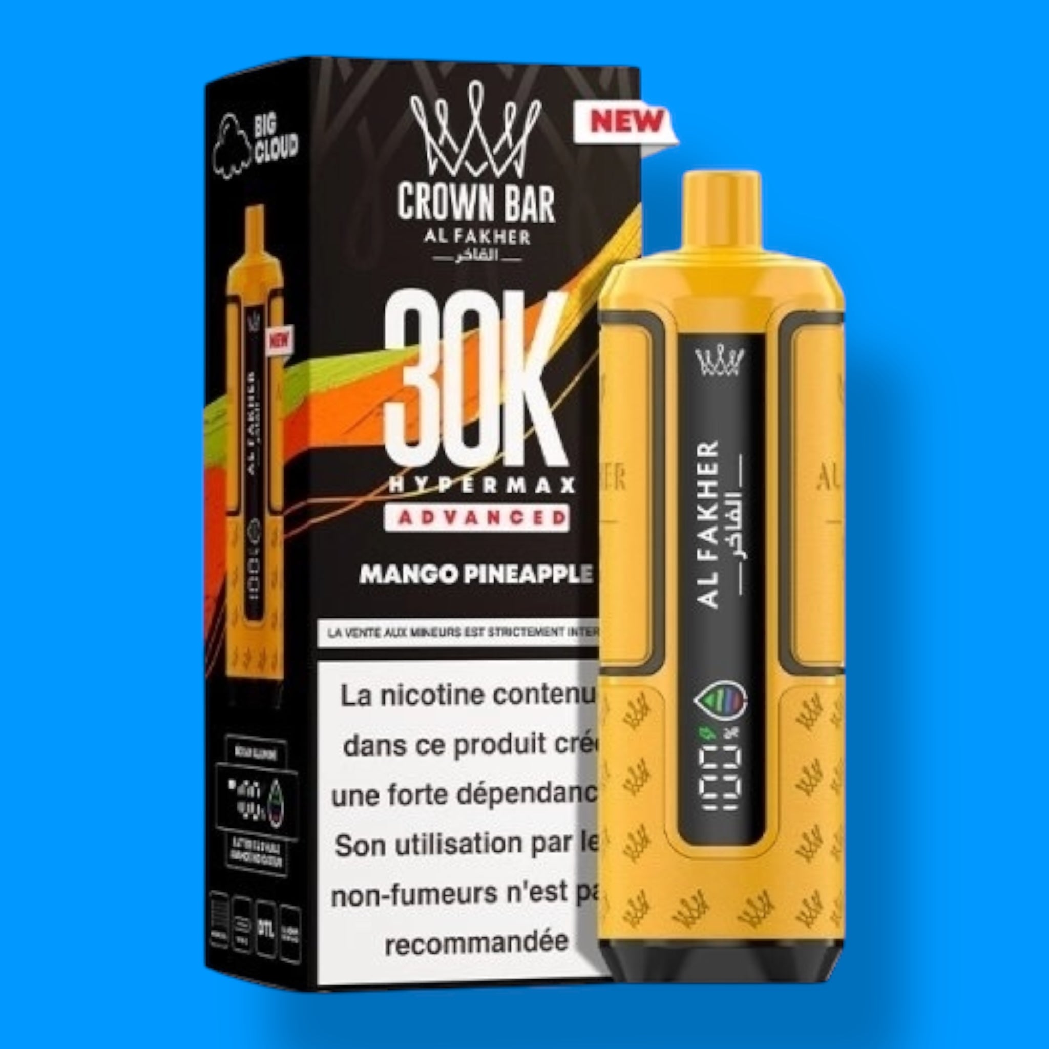 Puff Al Fakher 30K Hyper Max Advanced Crown Bar