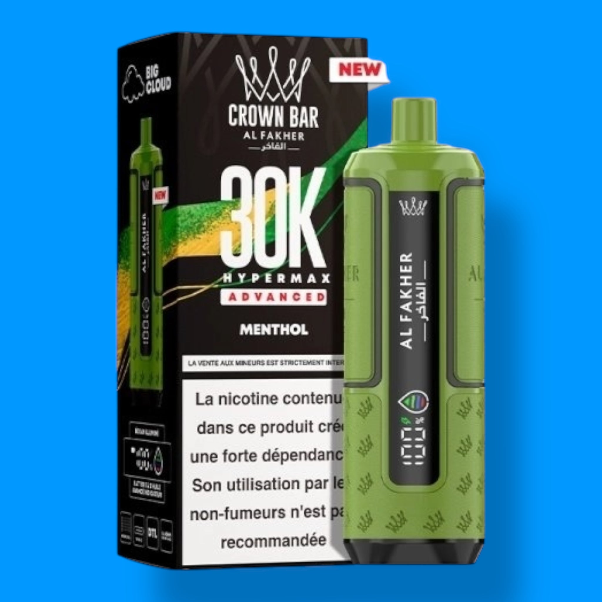 Puff Al Fakher 30K Hyper Max Advanced Crown Bar