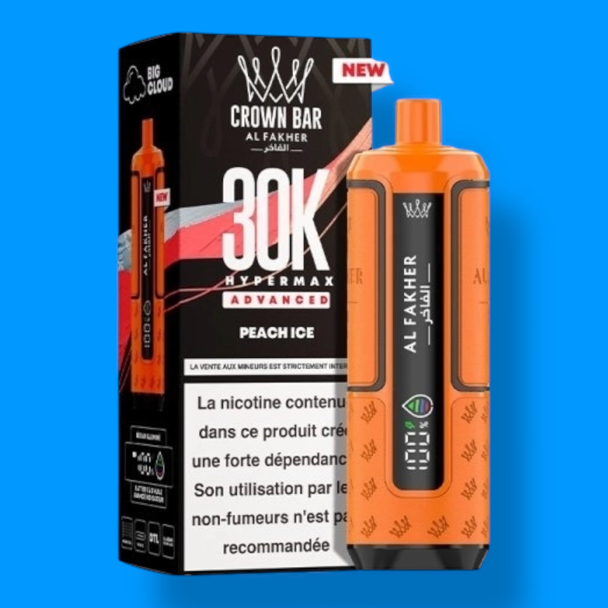 Puff Al Fakher 30K Hyper Max Advanced Crown Bar