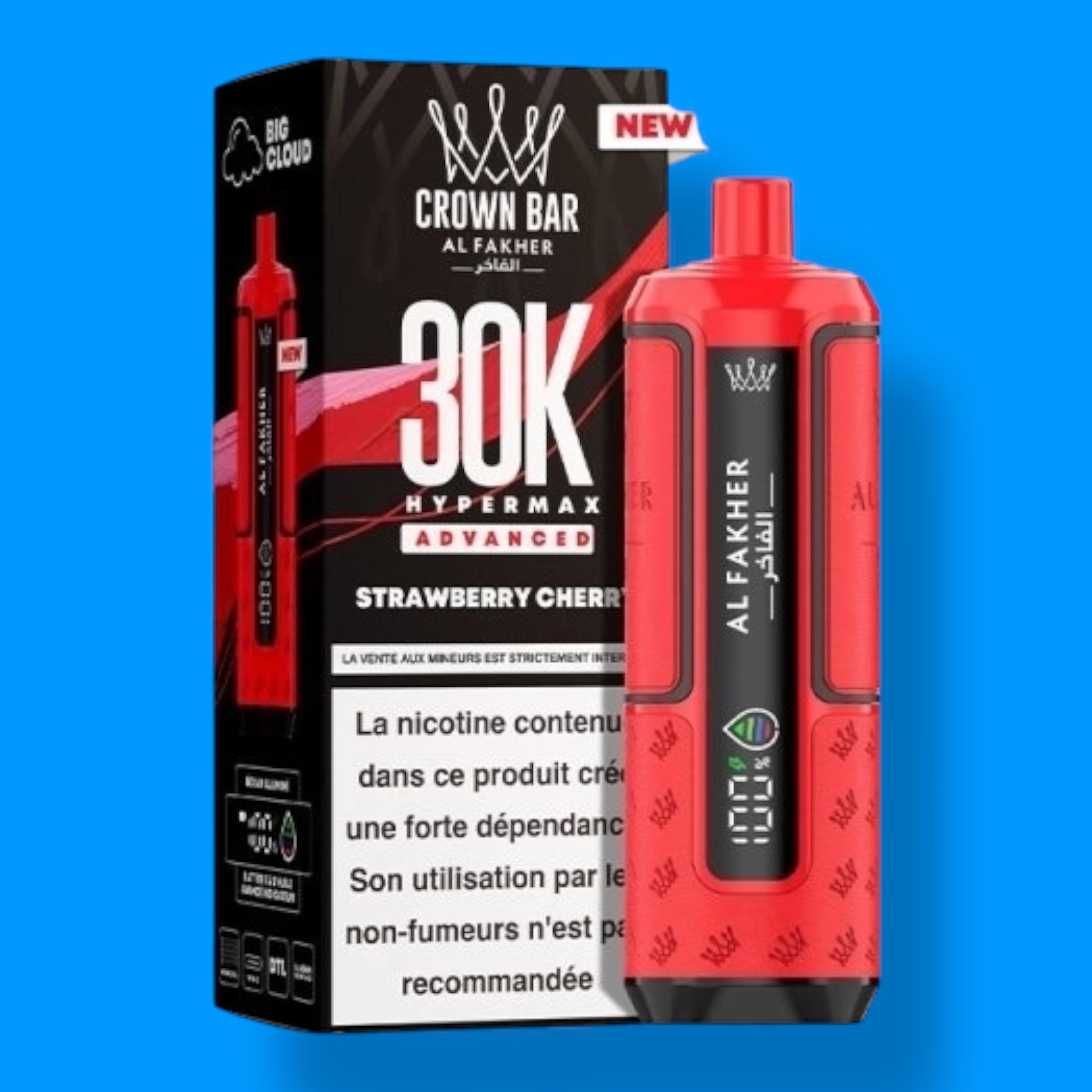 Puff Al Fakher 30K Hyper Max Advanced Crown Bar