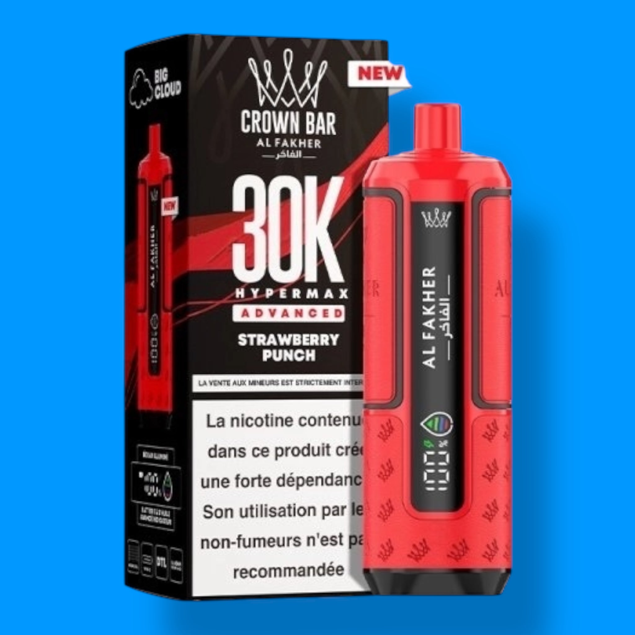 Puff Al Fakher 30K Hyper Max Advanced Crown Bar