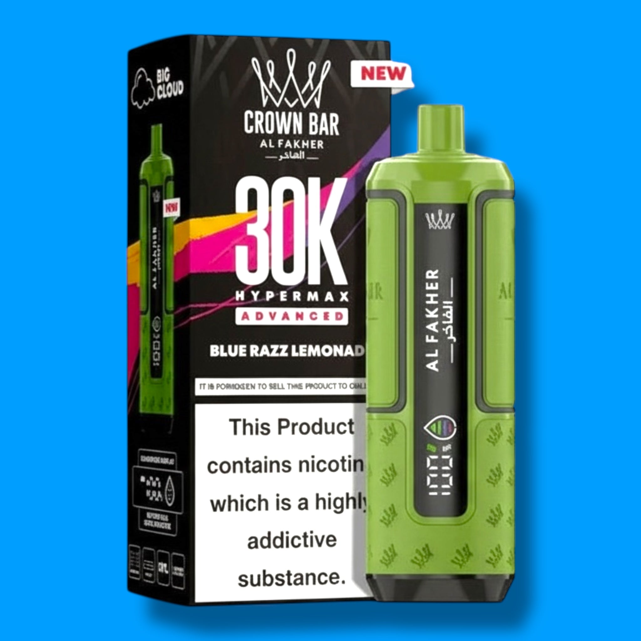 Puff Al Fakher 30K Hyper Max Advanced Crown Bar