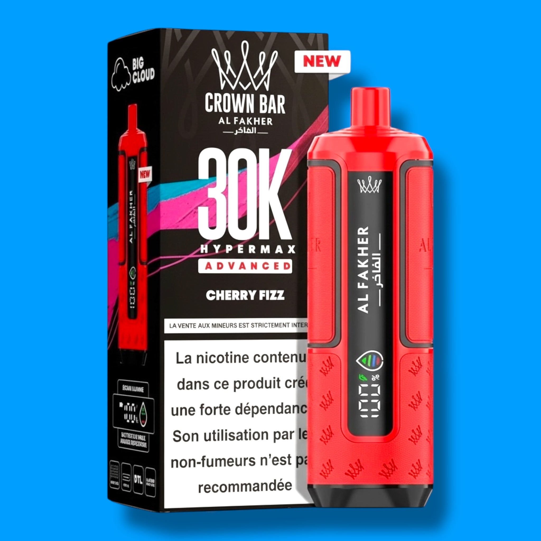 Puff Al Fakher 30K Hyper Max Advanced Crown Bar