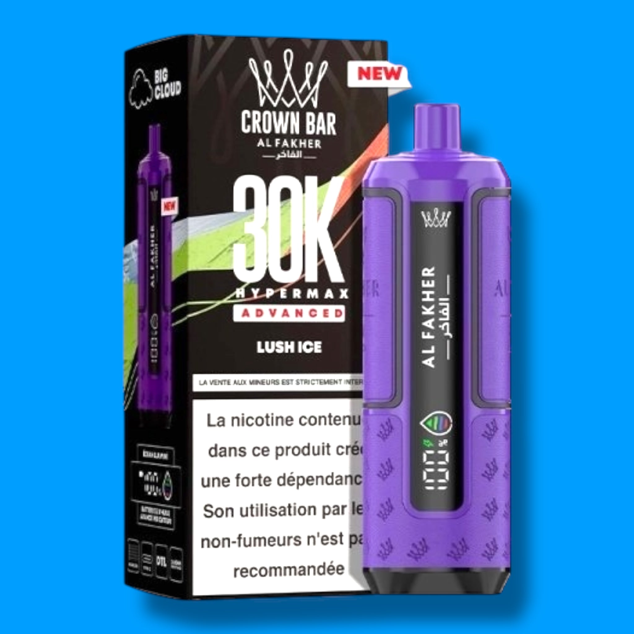 Puff Al Fakher 30K Hyper Max Advanced Crown Bar