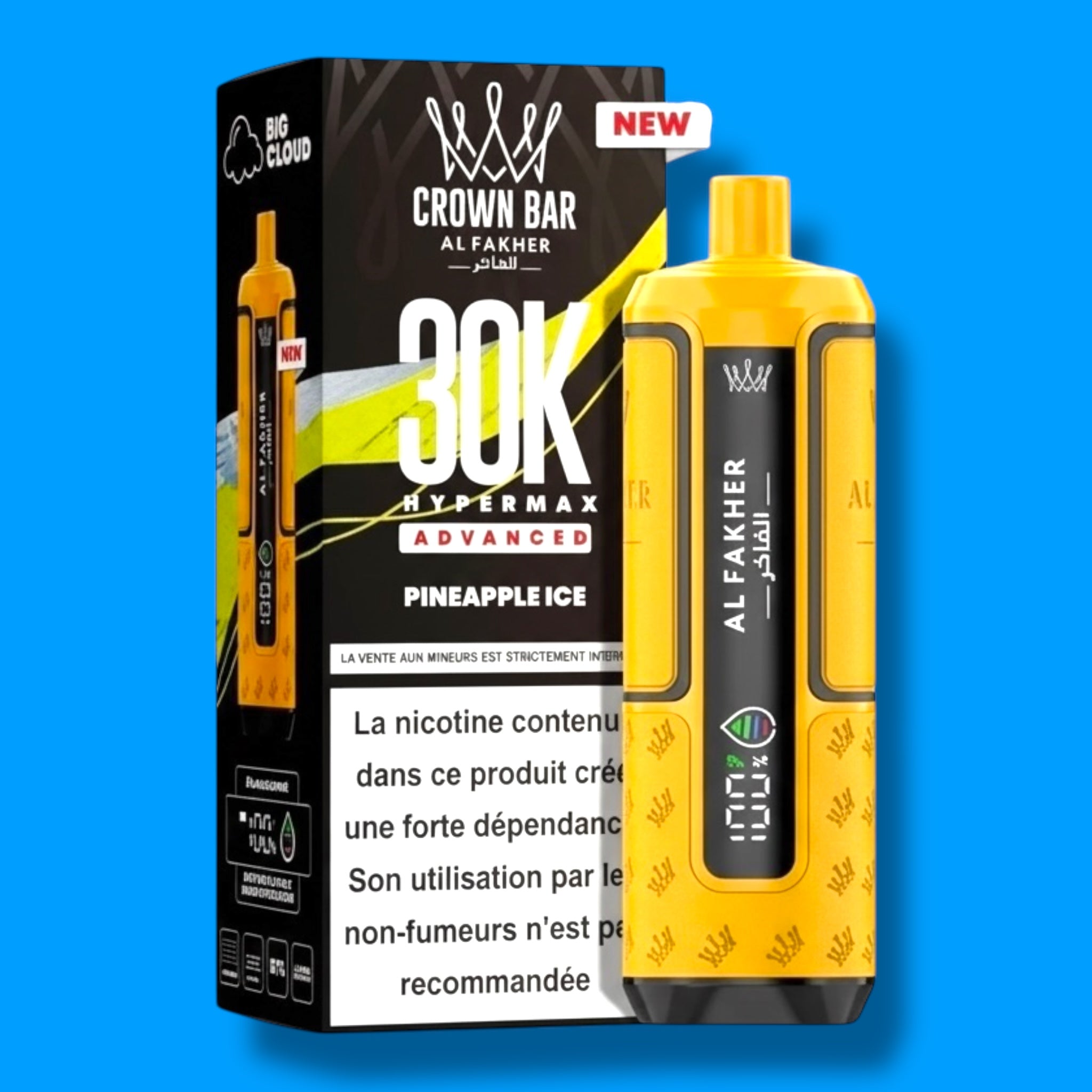 Puff Al Fakher 30K Hyper Max Advanced Crown Bar