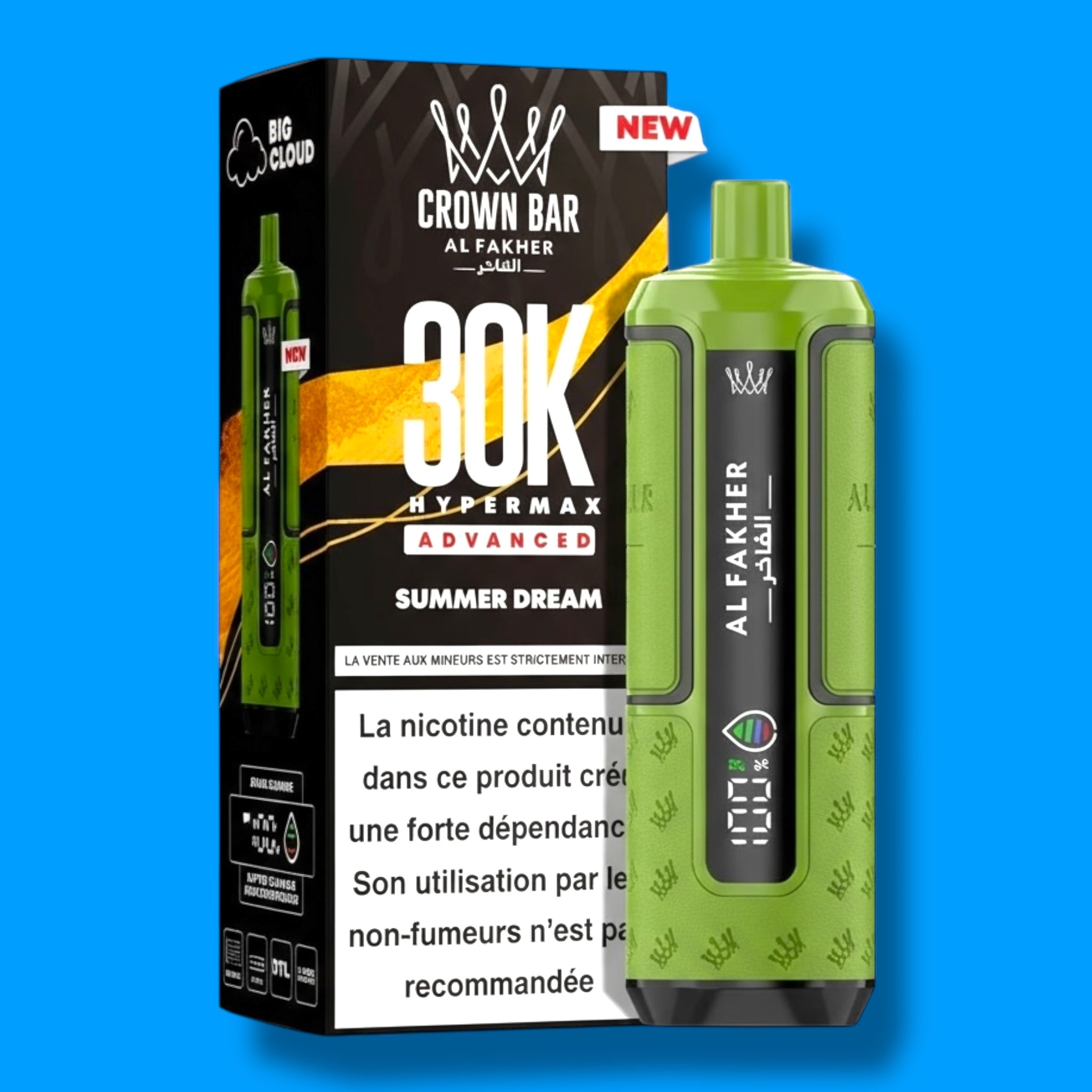 Puff Al Fakher 30K Hyper Max Advanced Crown Bar