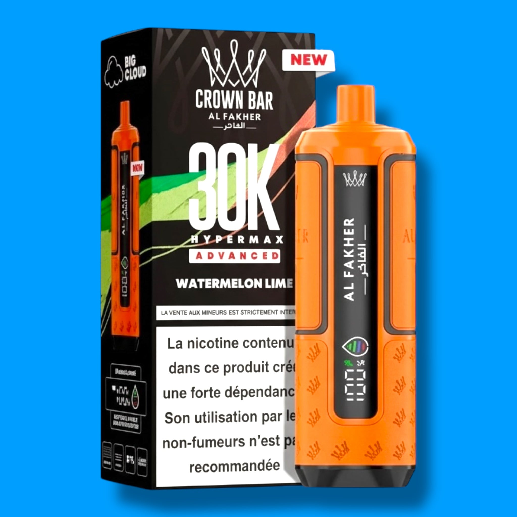 Puff Al Fakher 30K Hyper Max Advanced Crown Bar