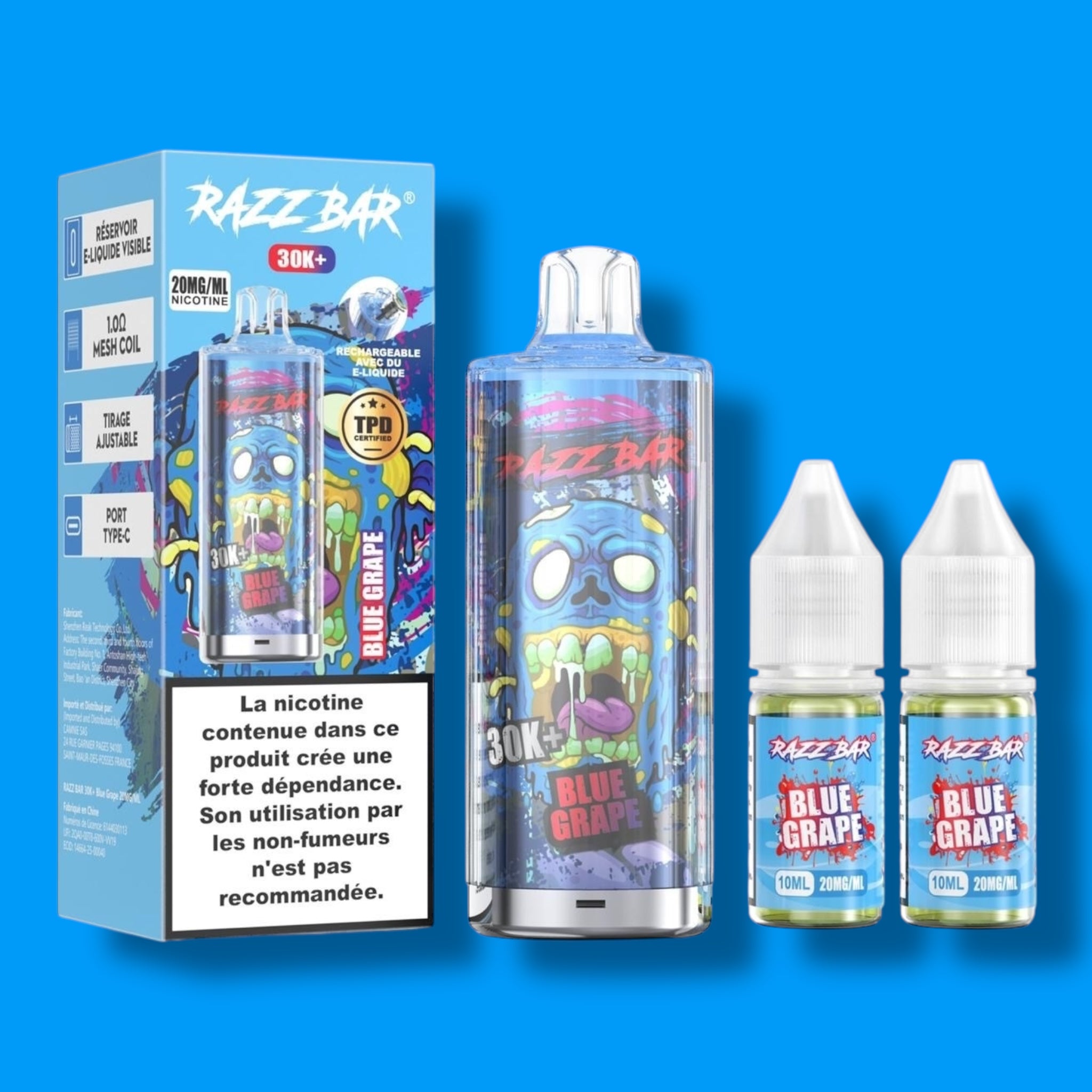 Puff RAZZBAR 30K