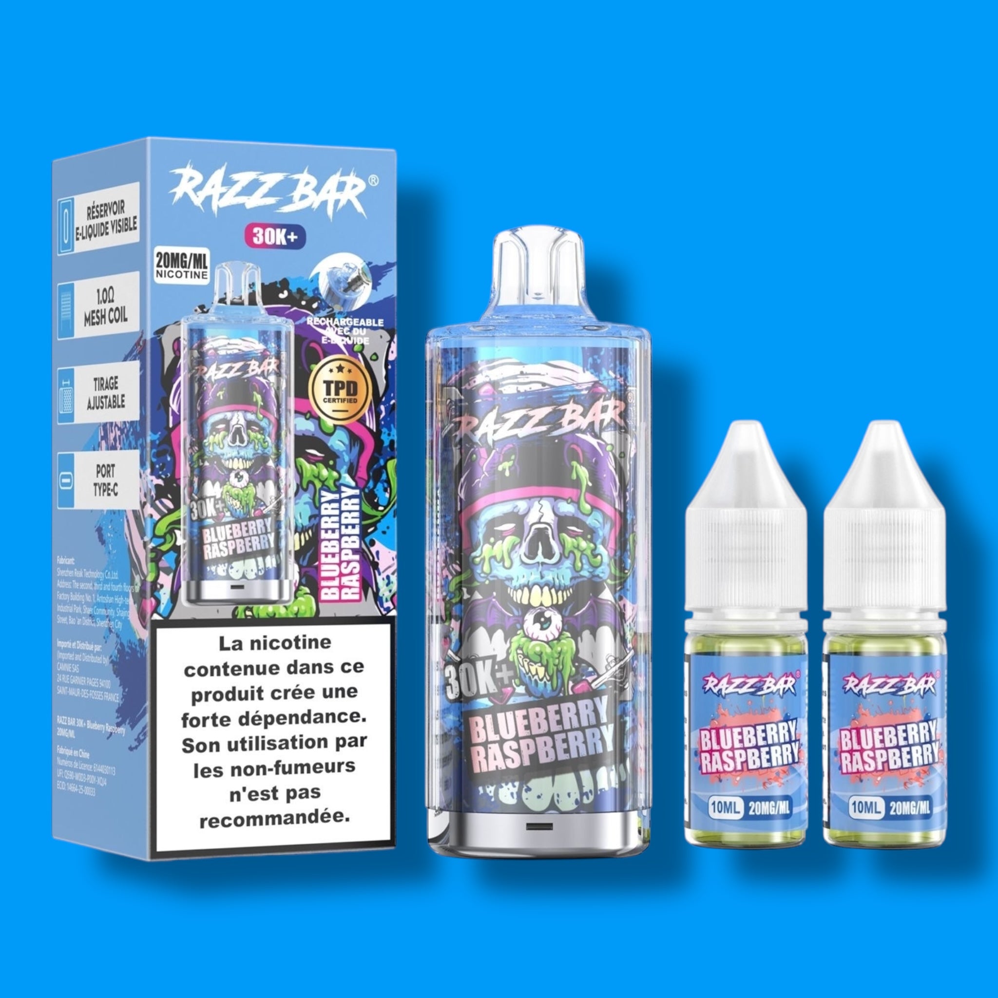 Puff RAZZBAR 30K