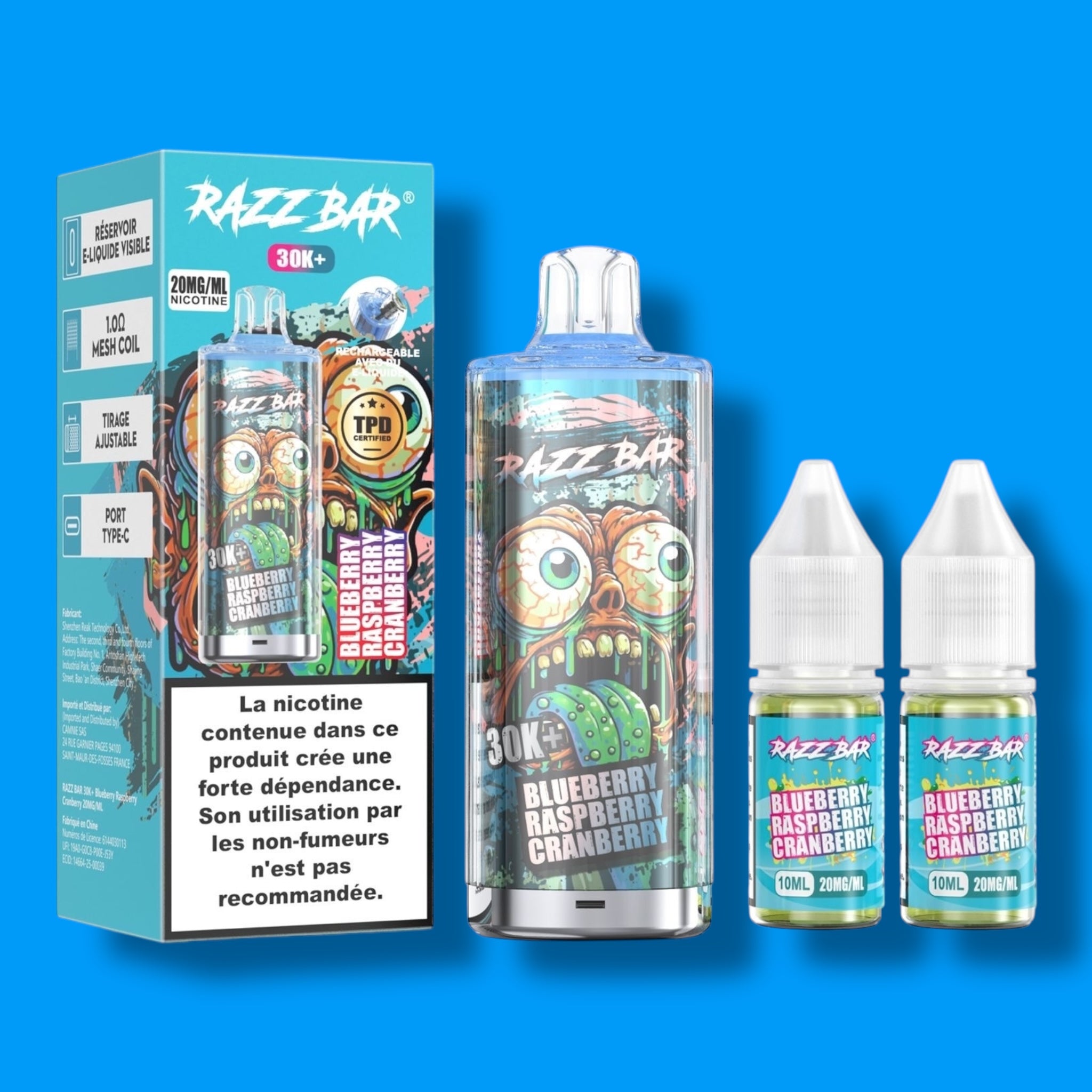 Puff RAZZBAR 30K