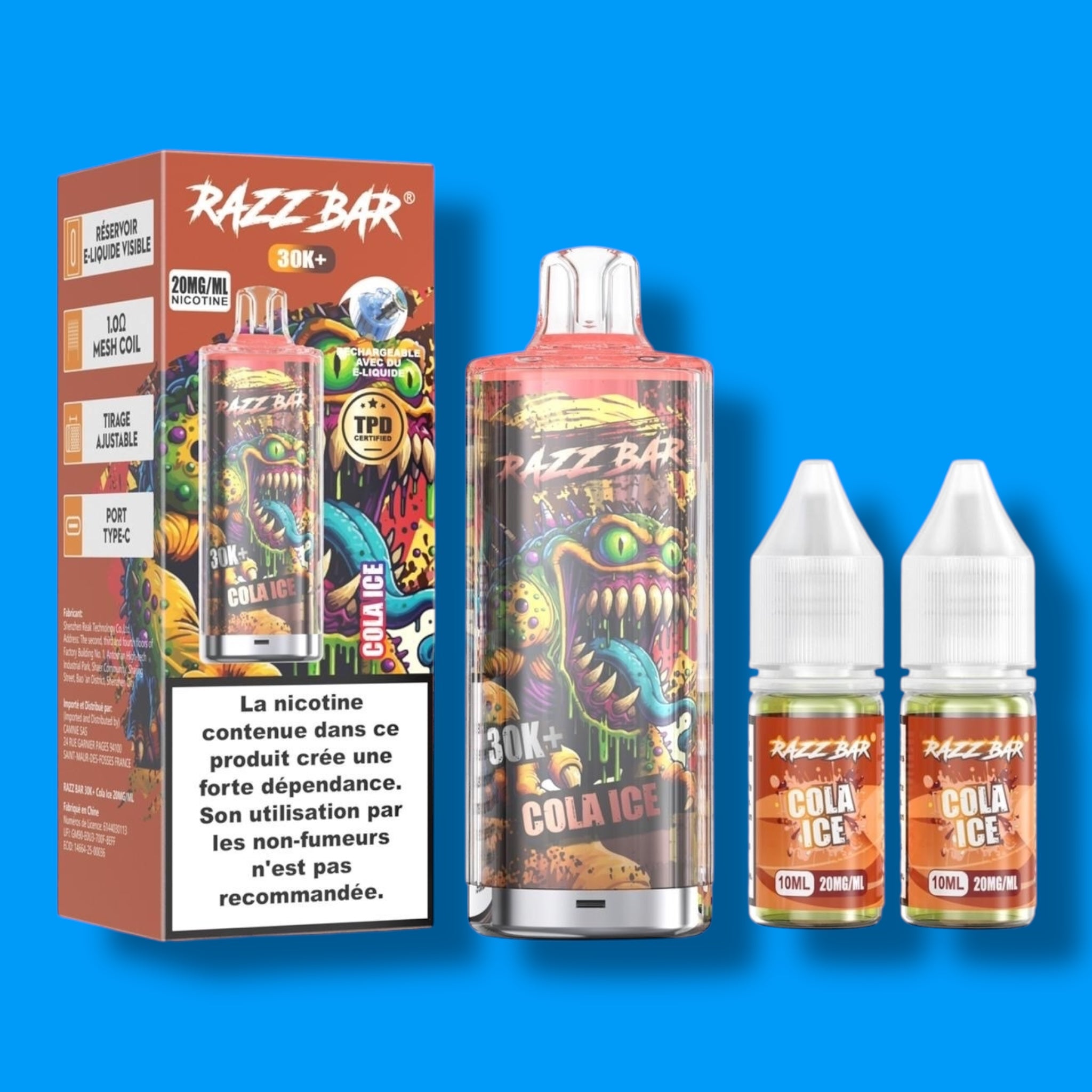 Puff RAZZBAR 30K