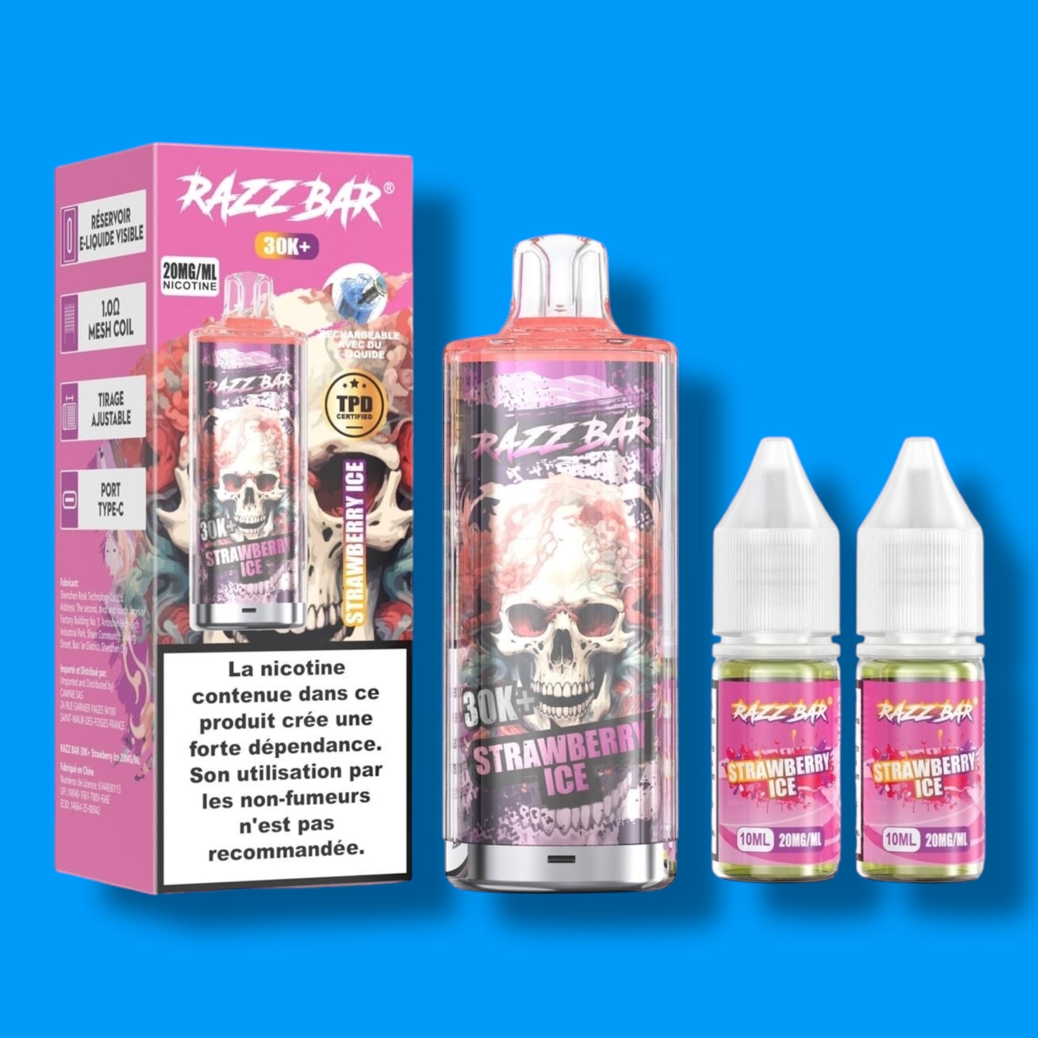 Puff RAZZBAR 30K