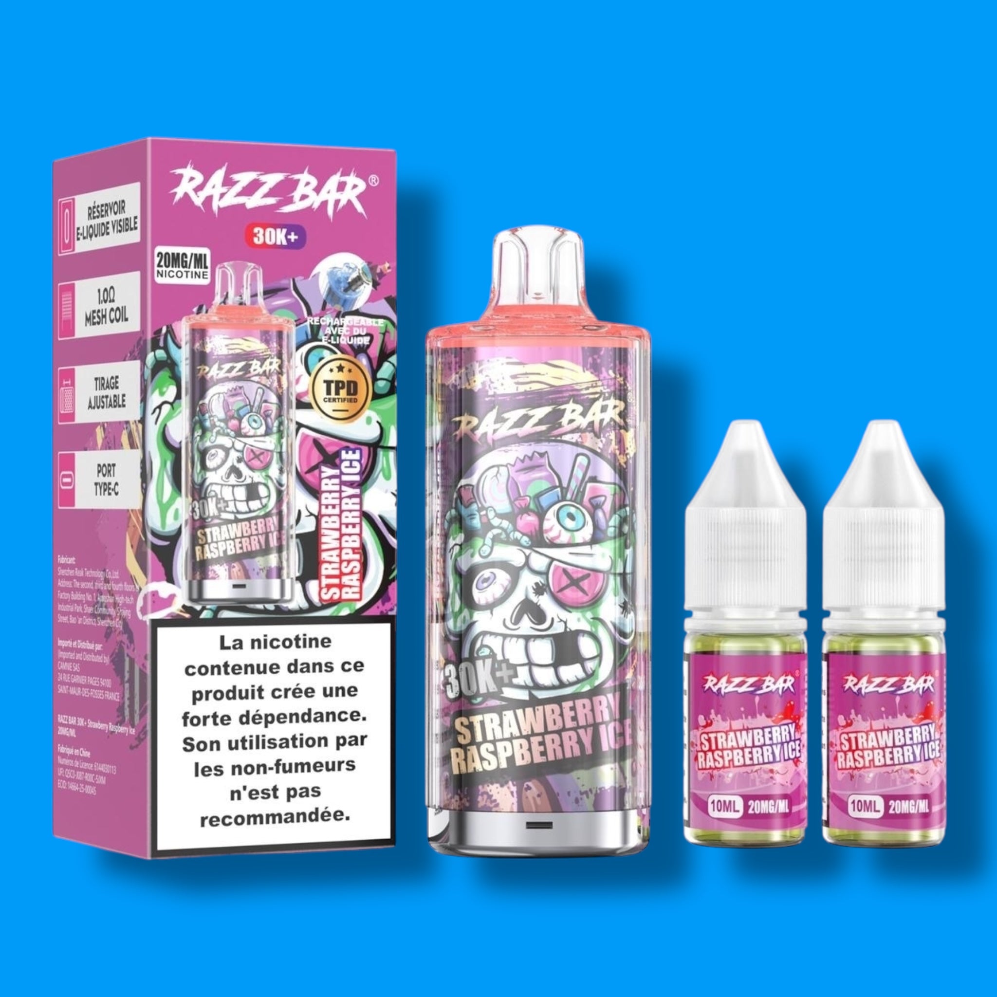 Puff RAZZBAR 30K
