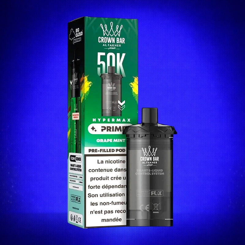 Pod Al Fakher 50K Hypermax Prime Crown Bar