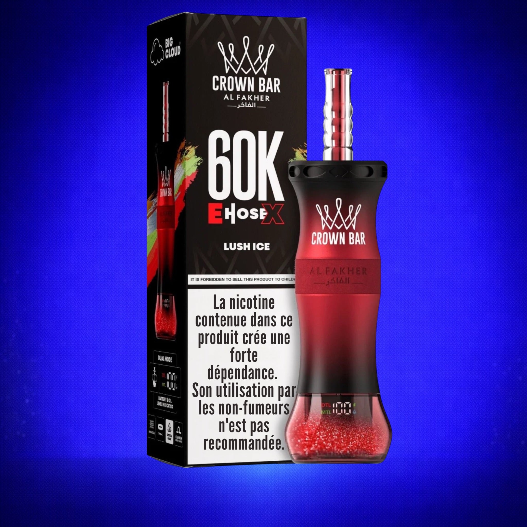 Puff Al Fakher 60K E-HoseX Crown Bar