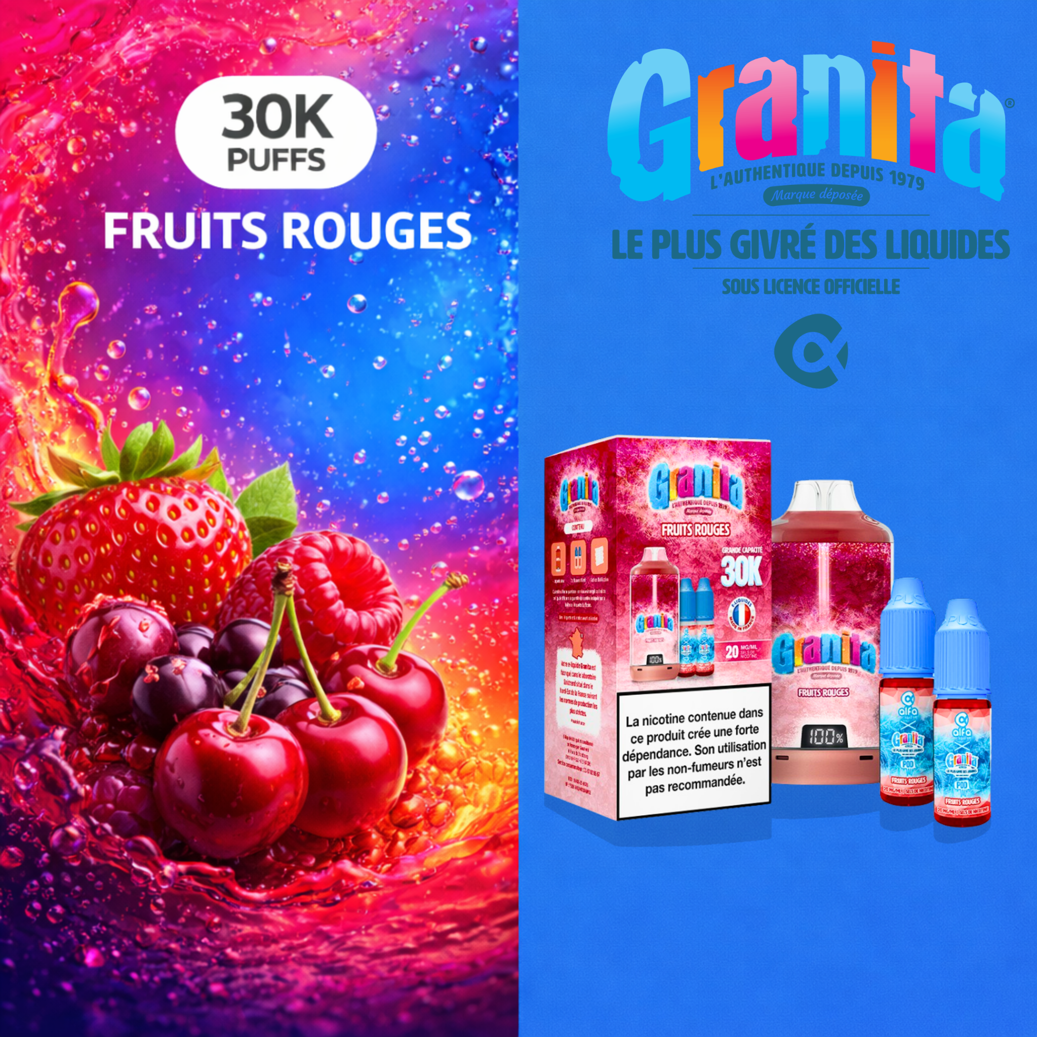 Puff Granita 30K By Alfaliquid