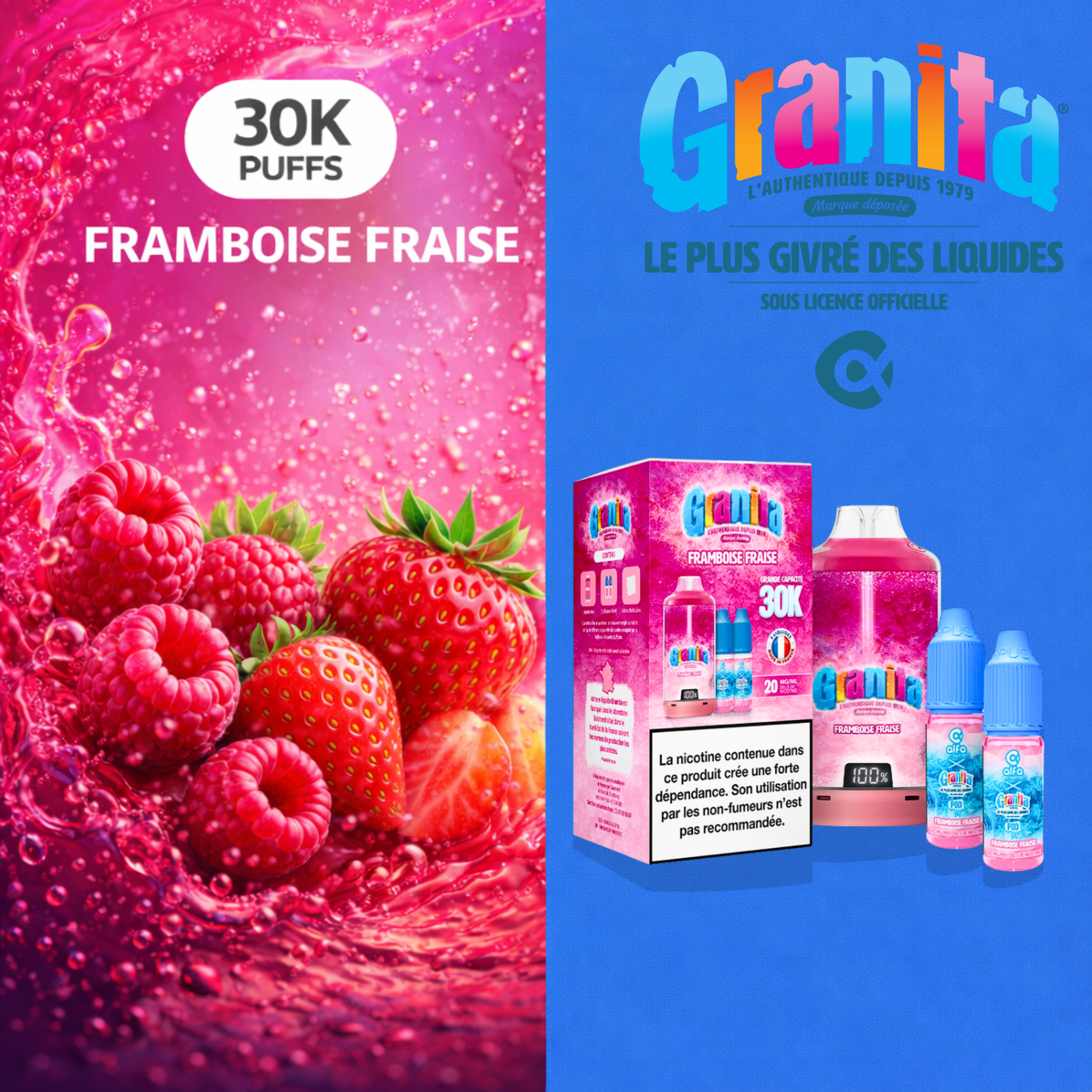 Puff Granita 30K By Alfaliquid