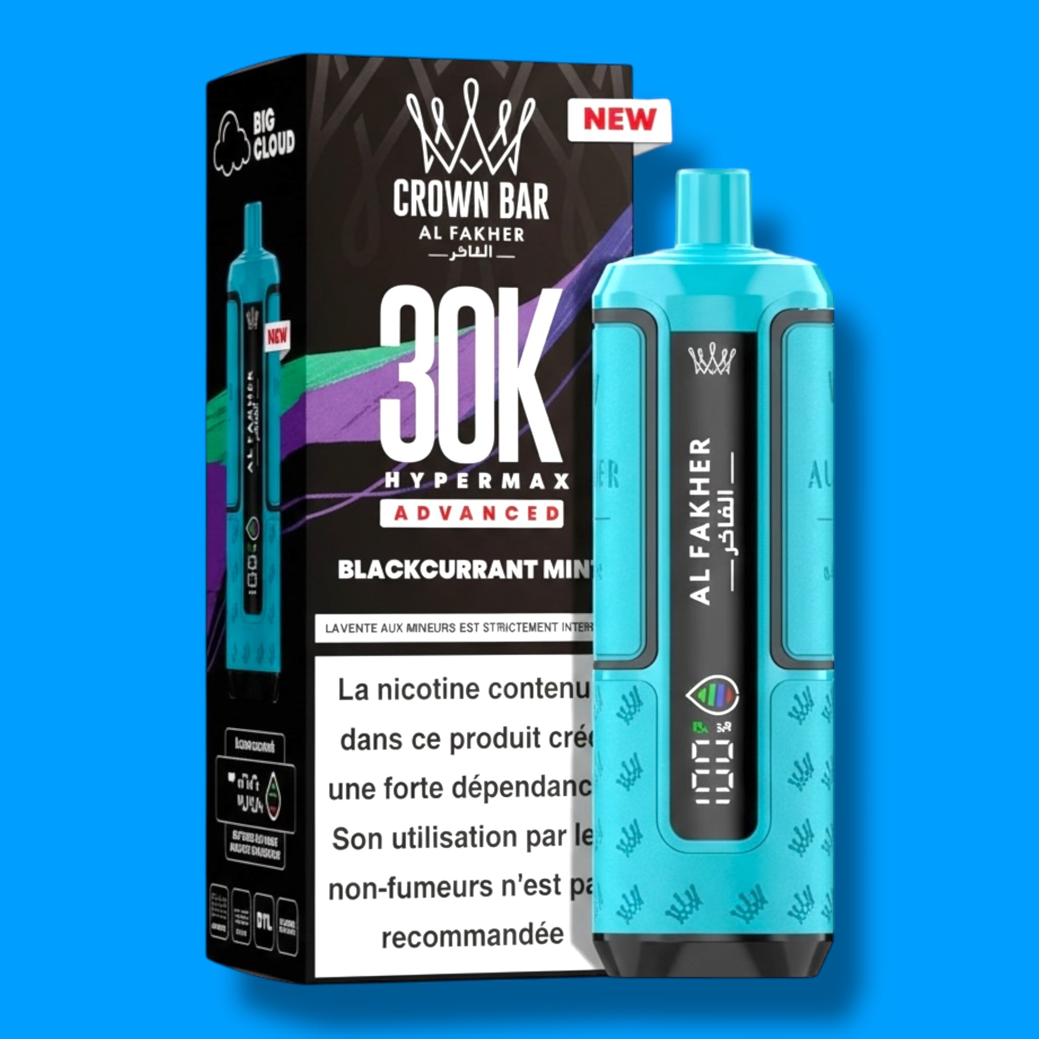 Puff Al Fakher 30K Hyper Max Advanced Crown Bar