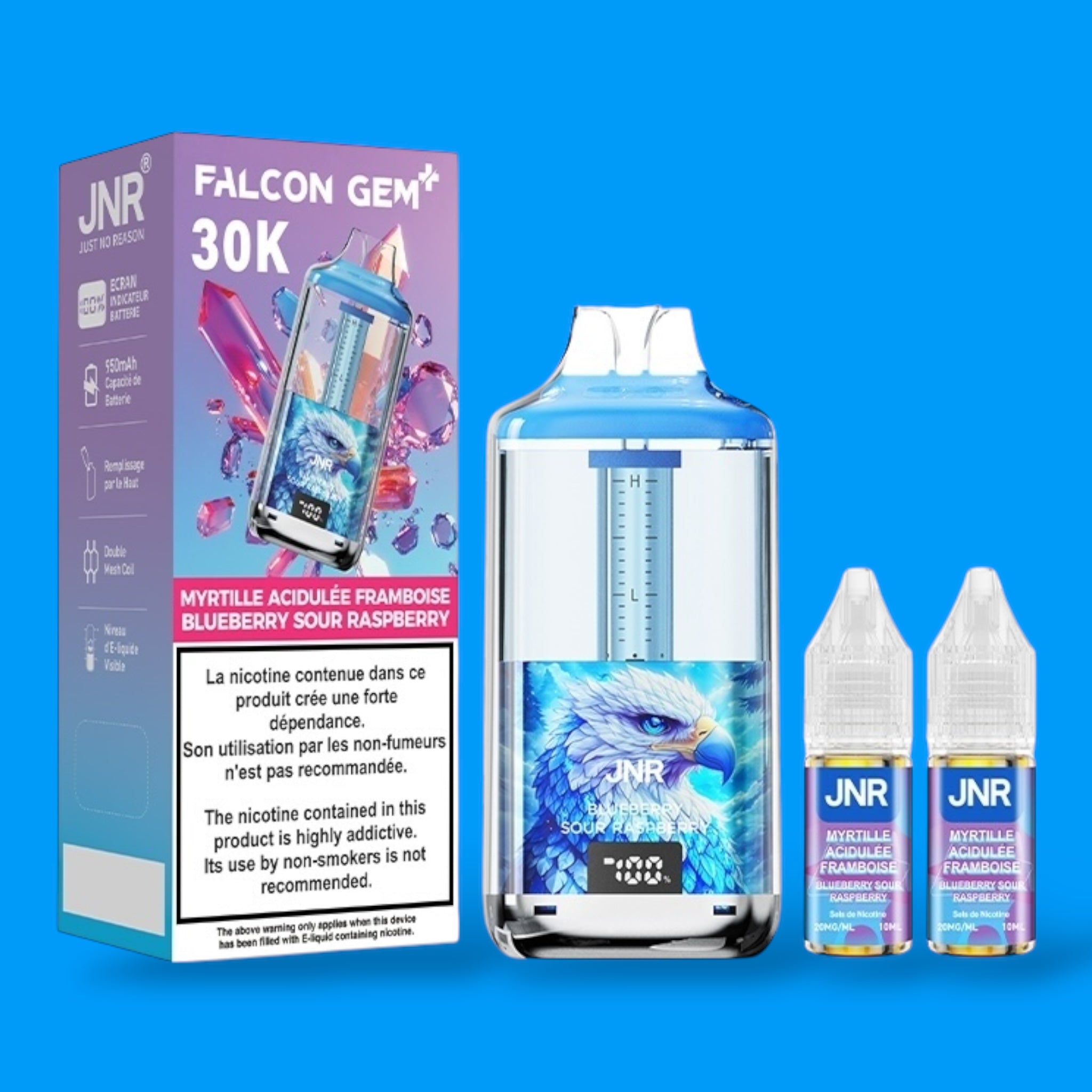 Puff JNR Falcon GEM+ 30K Vape Rechargeable | JNR Puff JNR Falcon GEM+ 30K Vape Rechargeable | JNR