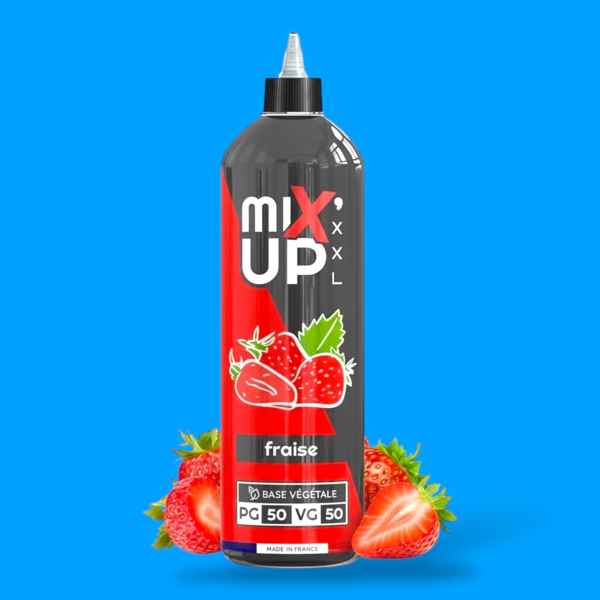 geek vape z E-liquide Fraise 1L Mix'Up XXL – Grand Format 50/50 Made in France