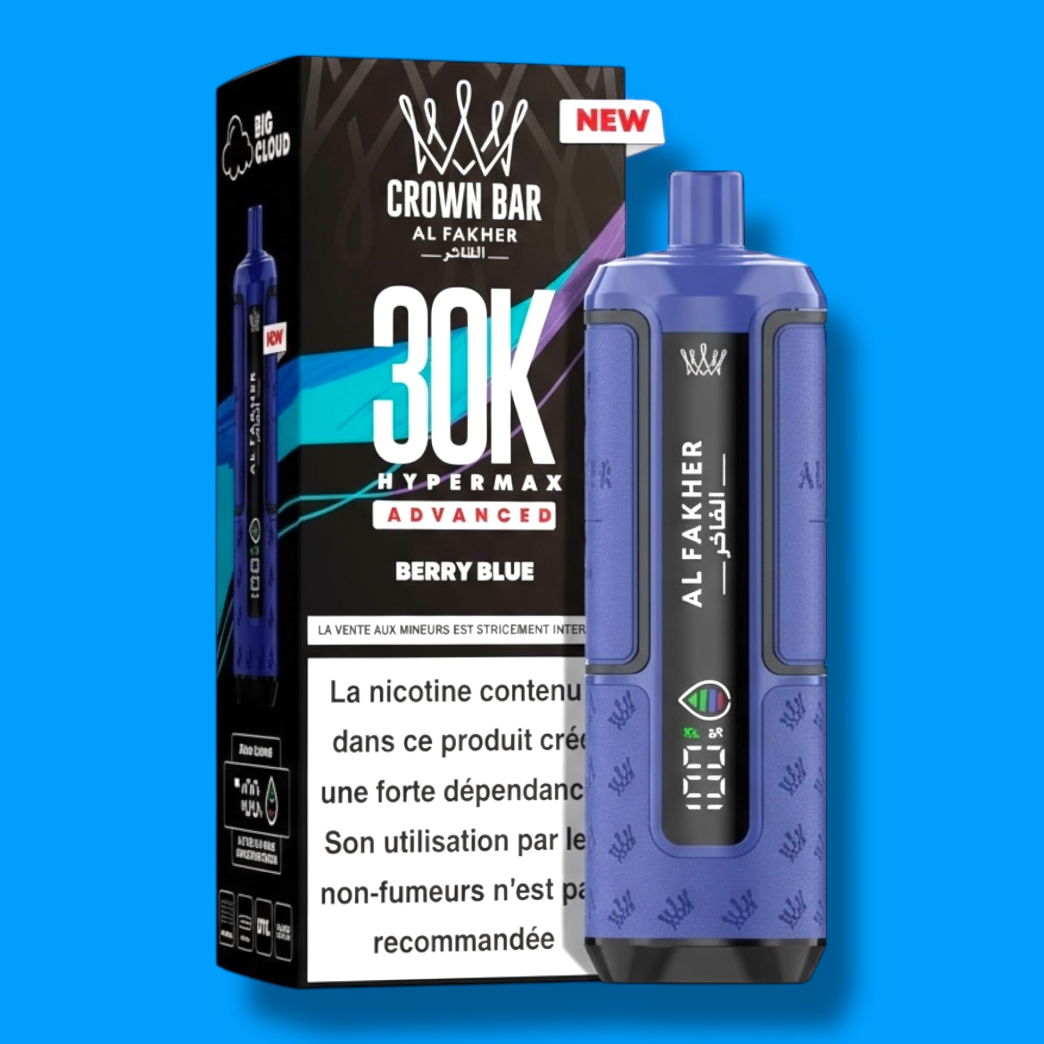 Puff Al Fakher 30K Hyper Max Advanced Crown Bar