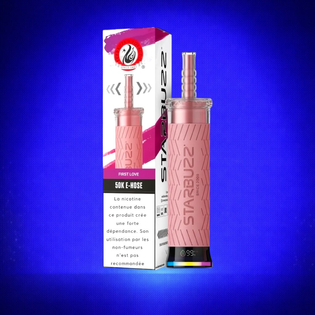 Puff Starbuzz 50K E-Hose rechargeable - Chicha lectronique 50 000 bouffes Puff Starbuzz 50K E-Hose rechargeable - Chicha lectronique 50 000 bouffes