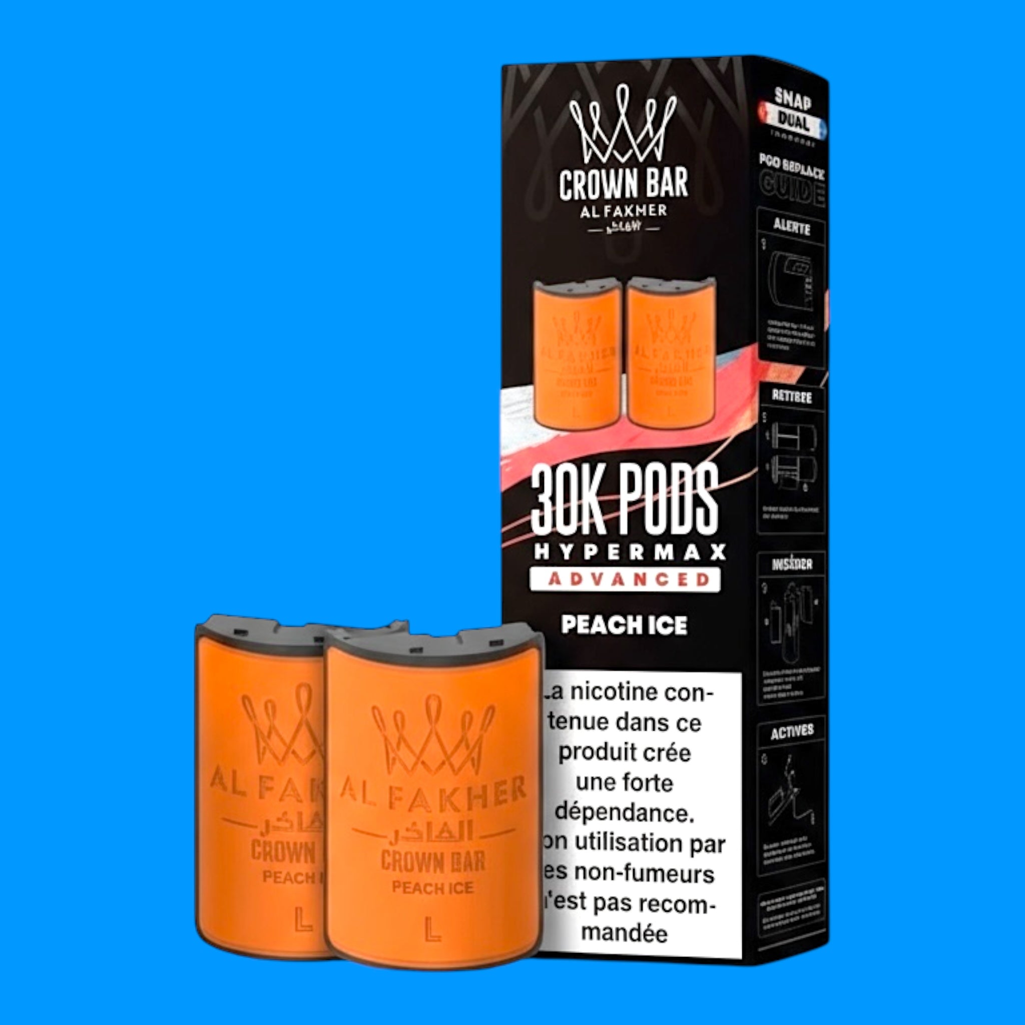 Cartouches Al Fakher 30k Hyper Max Crown Bar