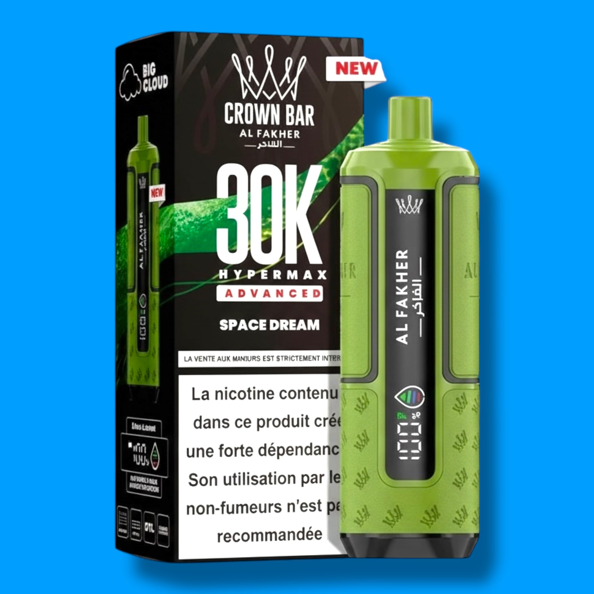 Puff Al Fakher 30K Hyper Max Advanced Crown Bar