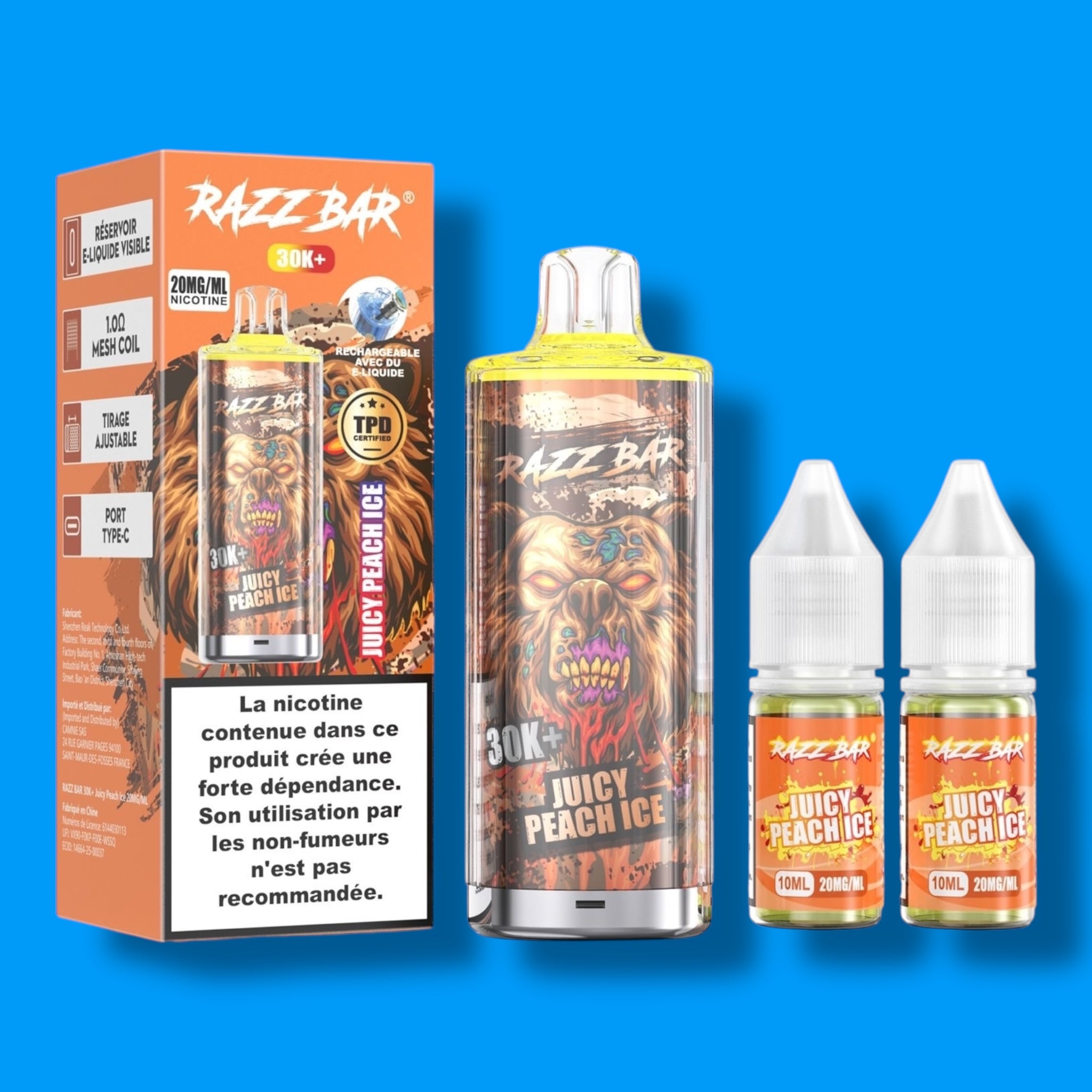 Puff RAZZBAR 30K